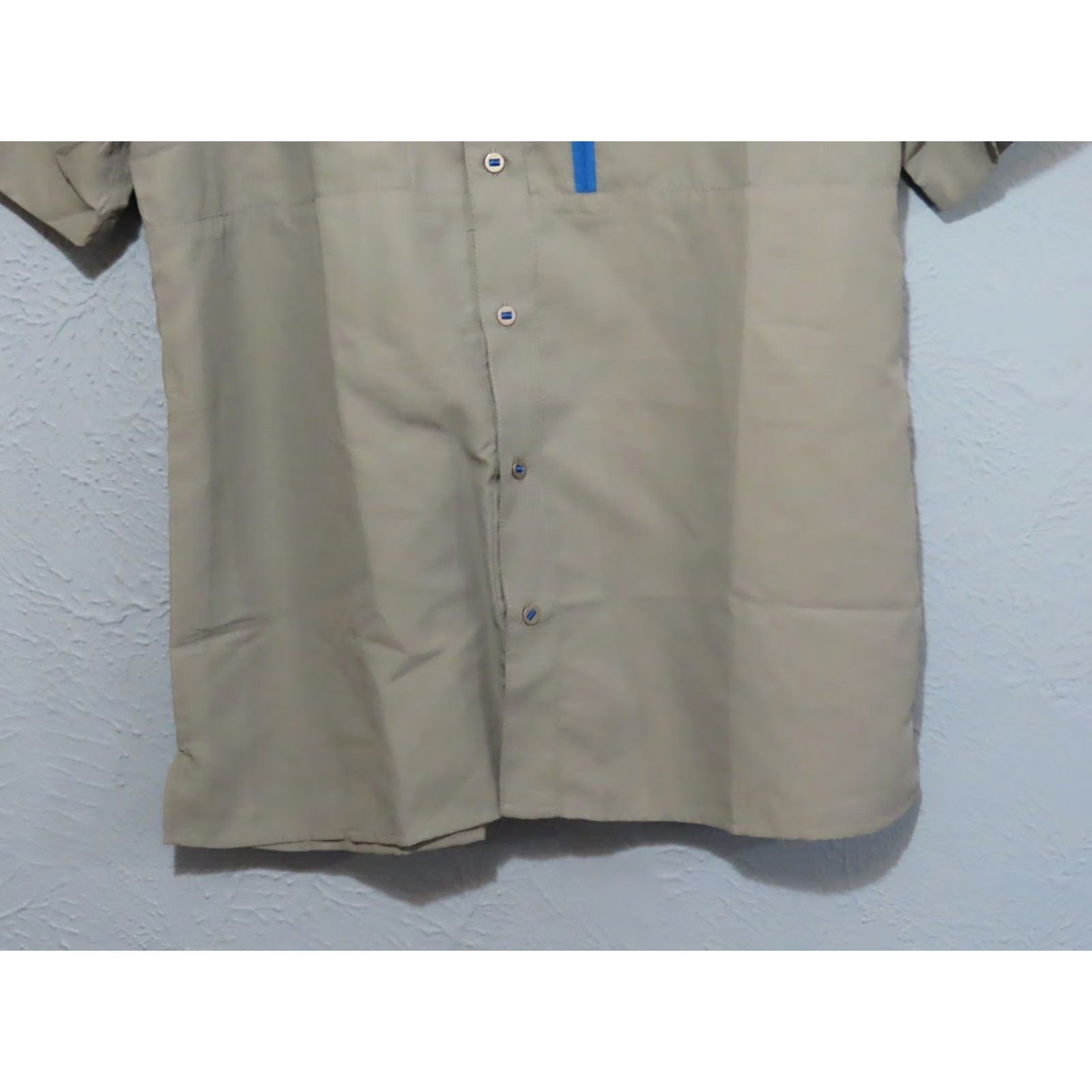 Skin VINTAGEUV Skinz UPF 50+ Men's Large Button Up Sunwear Short Sleeve Shirt NWT Size US L / EU 52-54 / 3 - 2 Thumbnail
