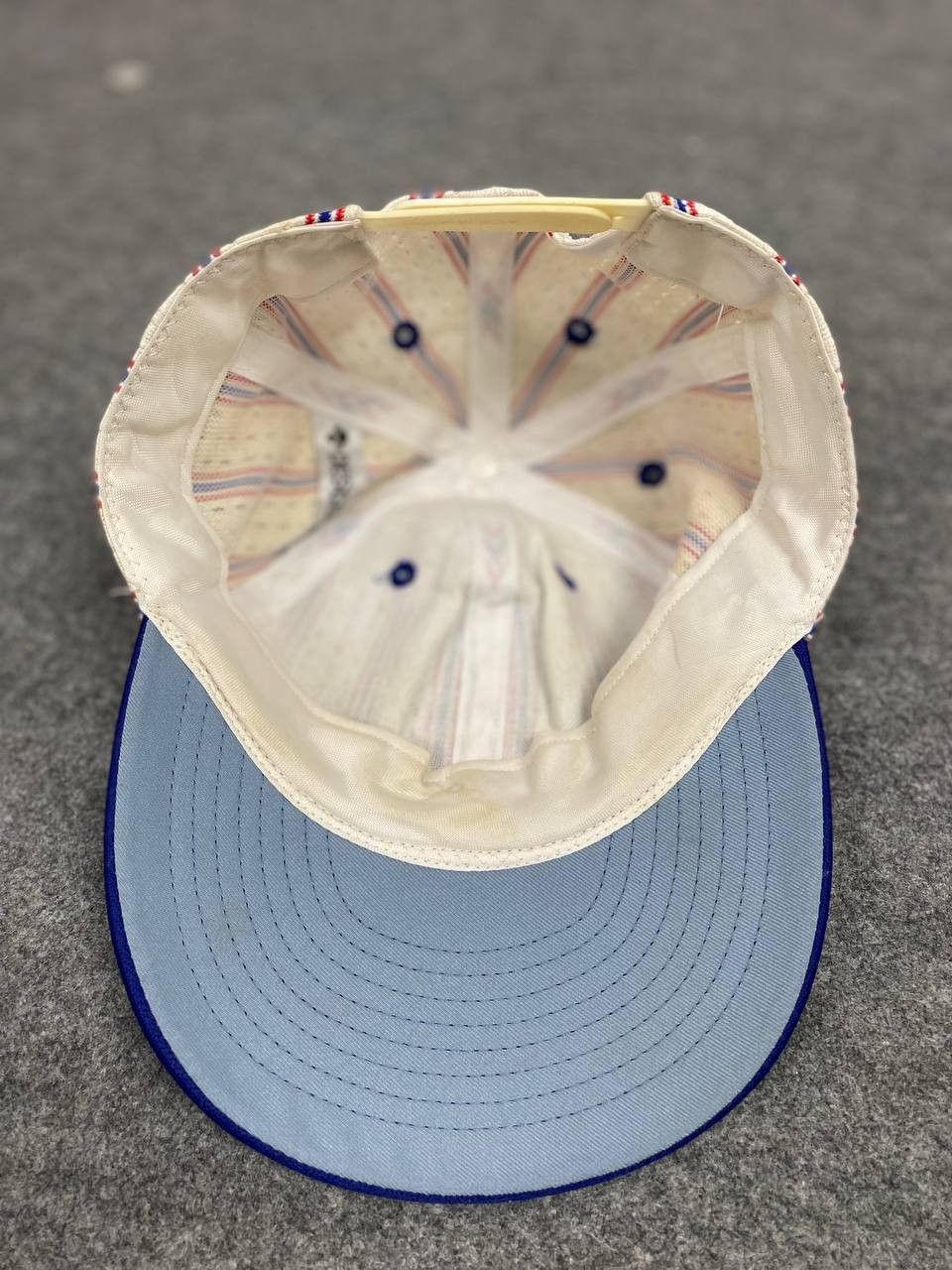Descente × Japanese Brand × Vintage vintage descente pinstriped snapback cap nice design Size ONE SIZE - 6 Thumbnail