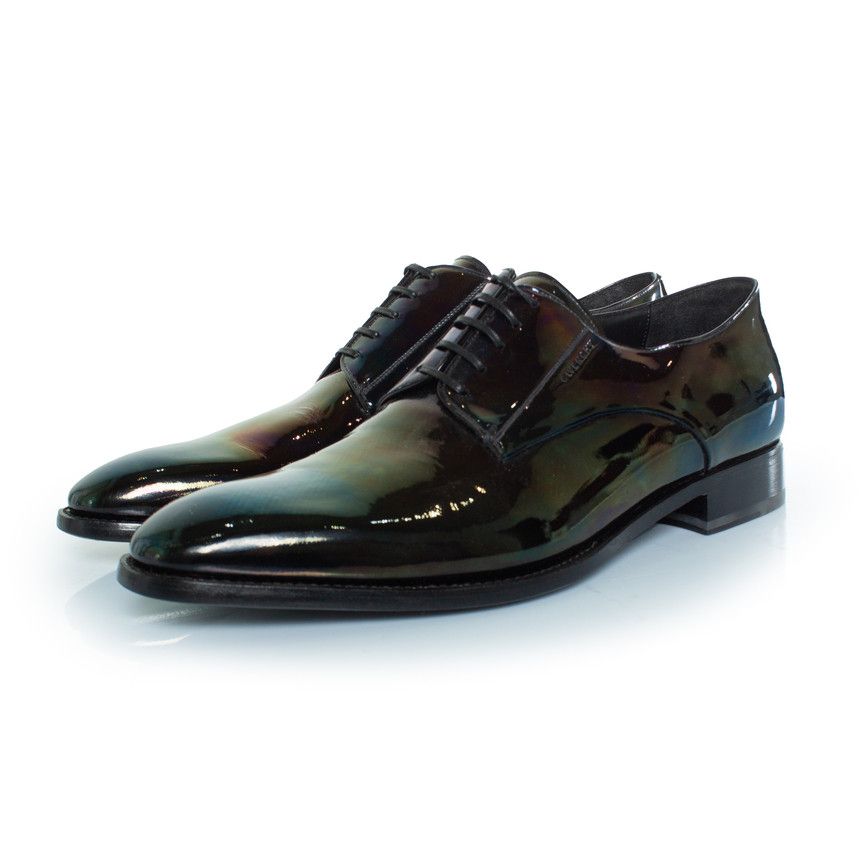 Givenchy Givenchy, Iridescent leather derby Size US 12 / EU 45 - 1 Thumbnail