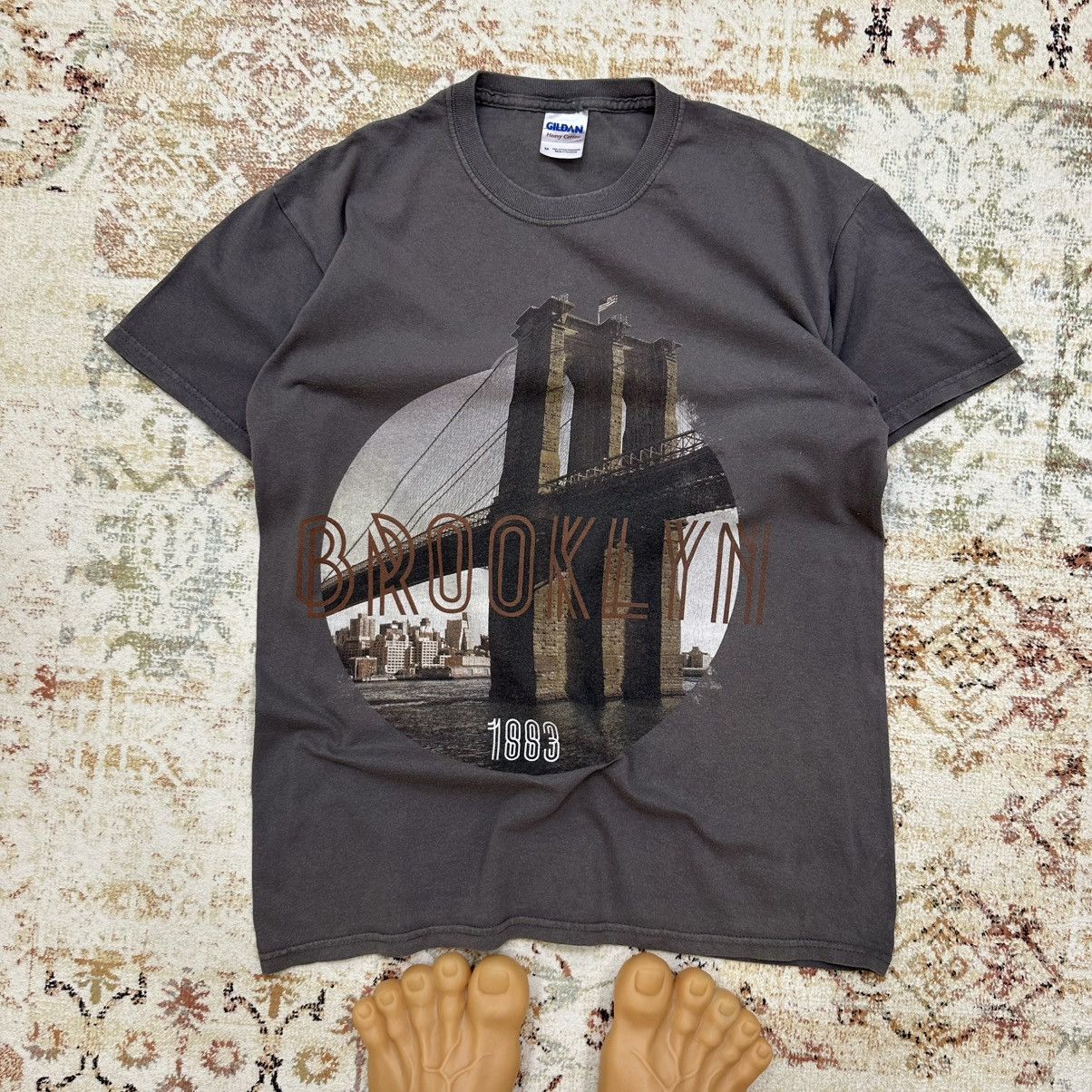 Japanese Brand × Vintage Vintage Japanese Style Brooklyn Adult” Love NY” T-shirts Size US M / EU 48-50 / 2 - 1 Thumbnail