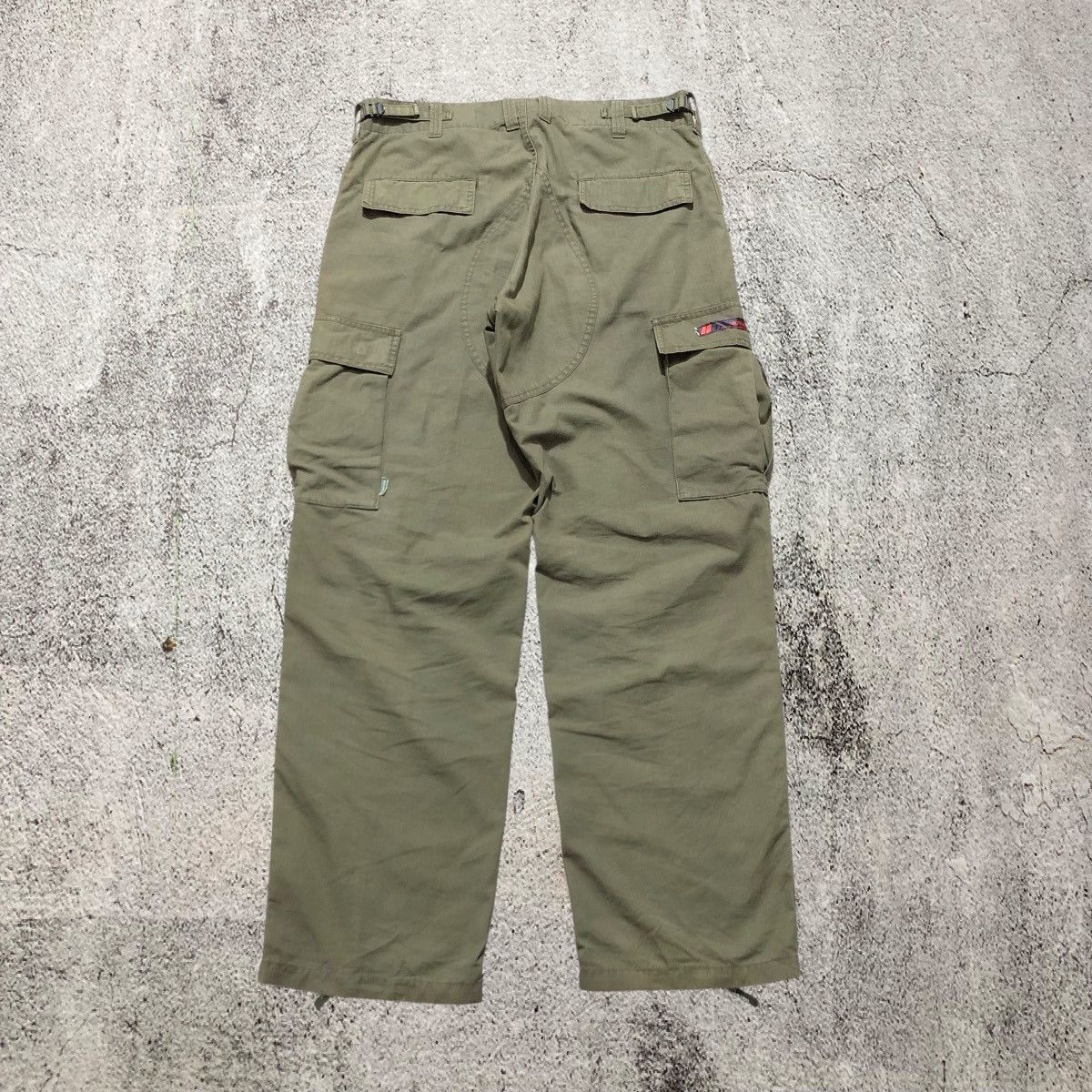 Wtaps 🇯🇵 2000s Wtaps Trousers Cotton Ripstop Cargo Pants Green Army Size US 34 / EU 50 - 9 Thumbnail