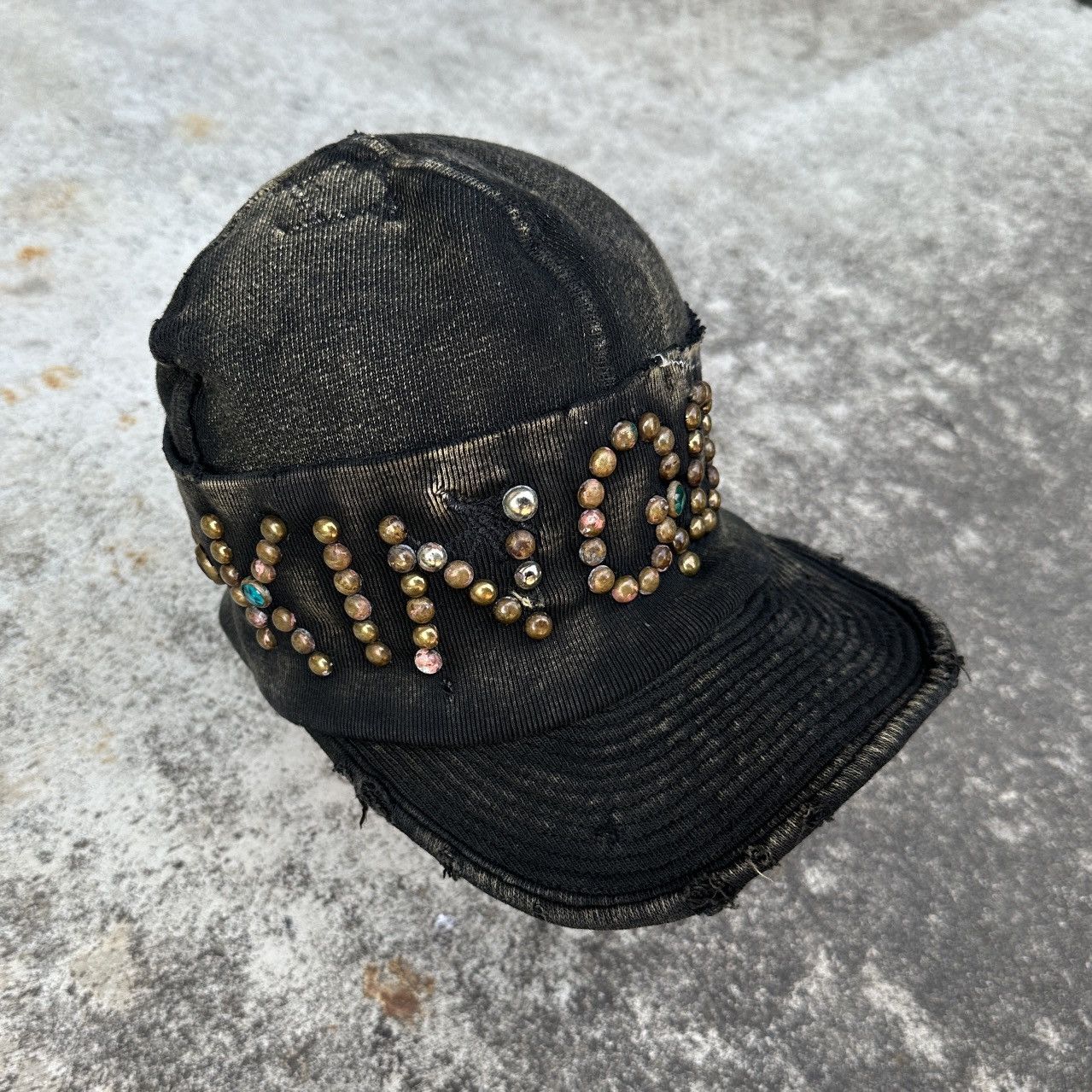 Kapital Conductor Cap Old man Kingdom of K Studded Jewel gemstone Size ONE SIZE - 4 Thumbnail