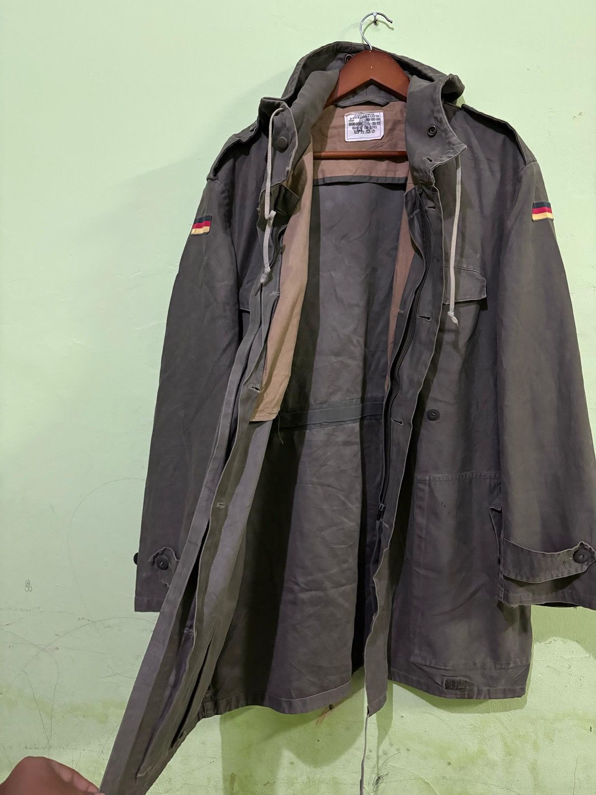 Vintage Vintage Military Jacket Germany Size US XL / EU 56 / 4 - 12 Thumbnail