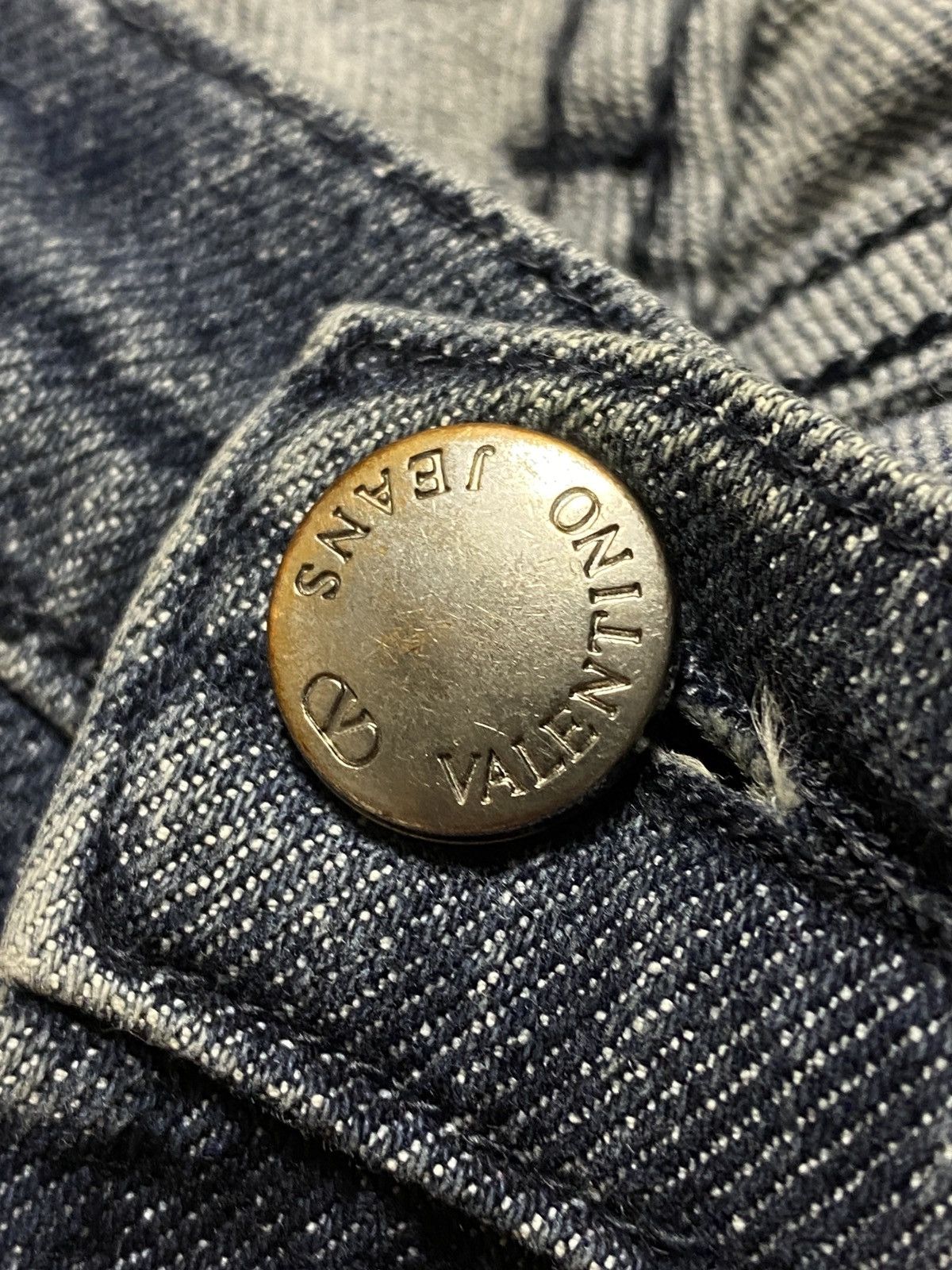 Designer Valentino vintage denim jeans y2k oldmoney luxury premium Size 28" / US 6 / IT 42 - 6 Thumbnail