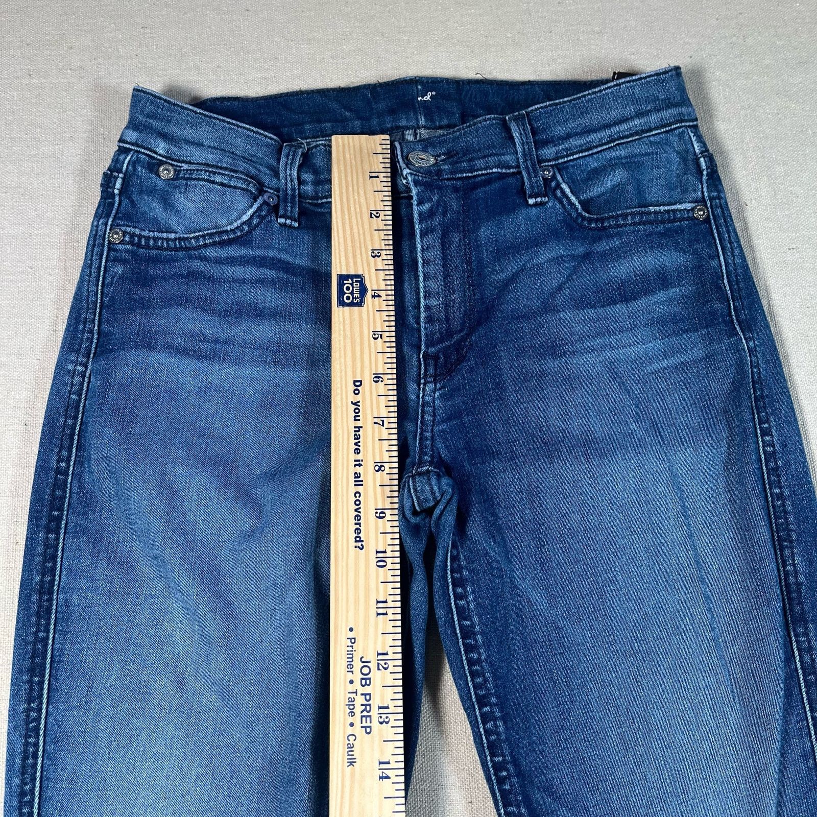 7 For All Mankind 7 For All Mankind Jeans Womens 27 Blue Modern Straight Denim Size 27" / US 4 / IT 40 - 4 Thumbnail