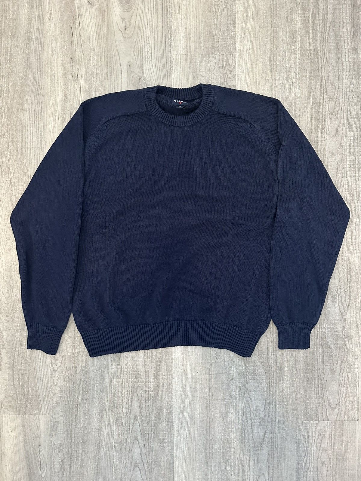 Noah Noah Navy Crewneck Cotton Sweater Size US M / EU 48-50 / 2 - 1 Thumbnail