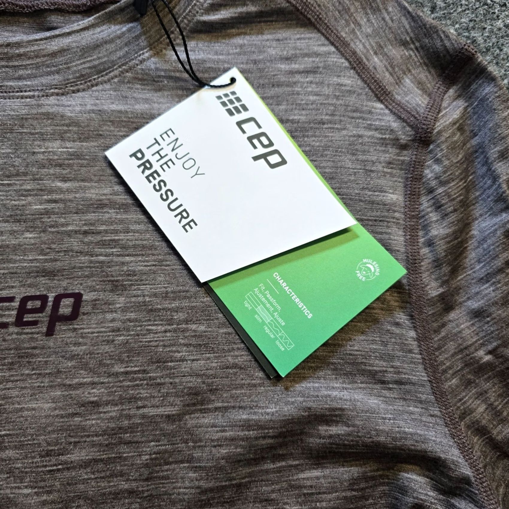 Vintage CEP Top Mens Size Medium Gray Cold Weather Merino Wool Running Ski Layer Knit Size US M / EU 48-50 / 2 - 5 Thumbnail