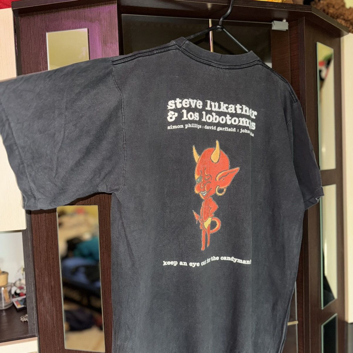 Band Tees 1994s Steve Lukather & Los Lobotomys Tour Band Tee T Shirt Size US XL / EU 56 / 4 - 9 Thumbnail