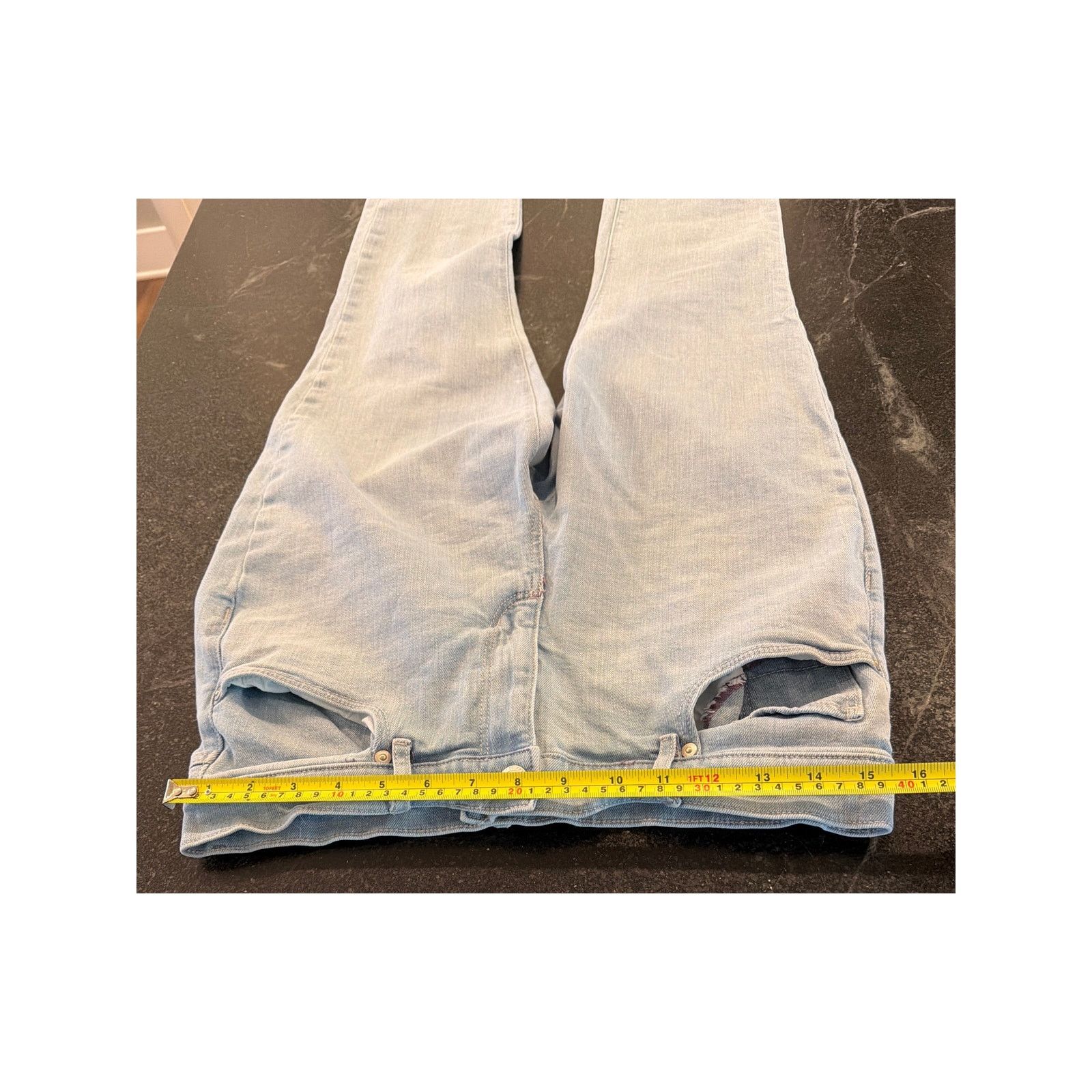 Loft Loft Outlet light blue denim skinny ankle jeans. Sz 8 Size 30" / US 8 / IT 44 - 8 Thumbnail