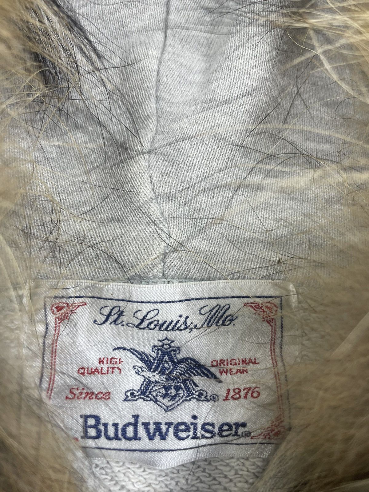 Budweiser Budwaiser vintage fur ziphoodie balon ifsixlgb style Size US M / EU 48-50 / 2 - 8 Thumbnail