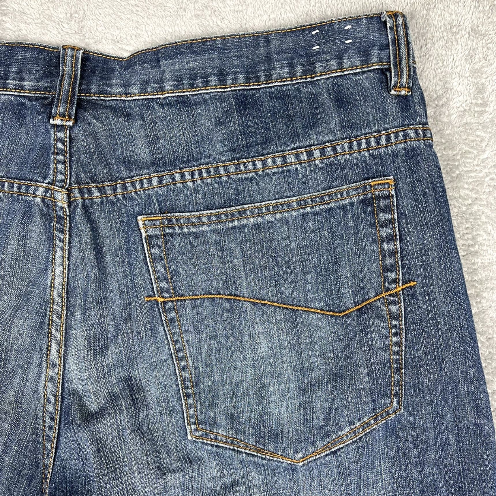 Anchor Blue VINTAGE Anchor Blue Baggy Shorts Men's 38 Waist Denim Wide Leg 5-Pocket Chino Relaxed Blue 90s Hip Hop Mens Size US 38 / EU 54 - 7 Thumbnail