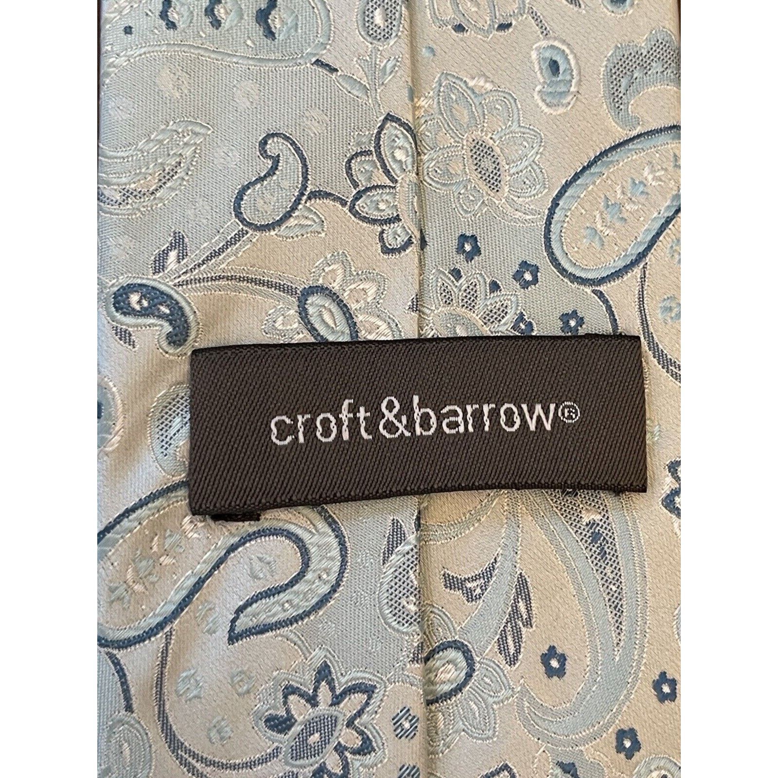 Croft & Barrow Croft & Barrow Blue Hand Made 100% Silk Made In China Size ONE SIZE - 8 Thumbnail