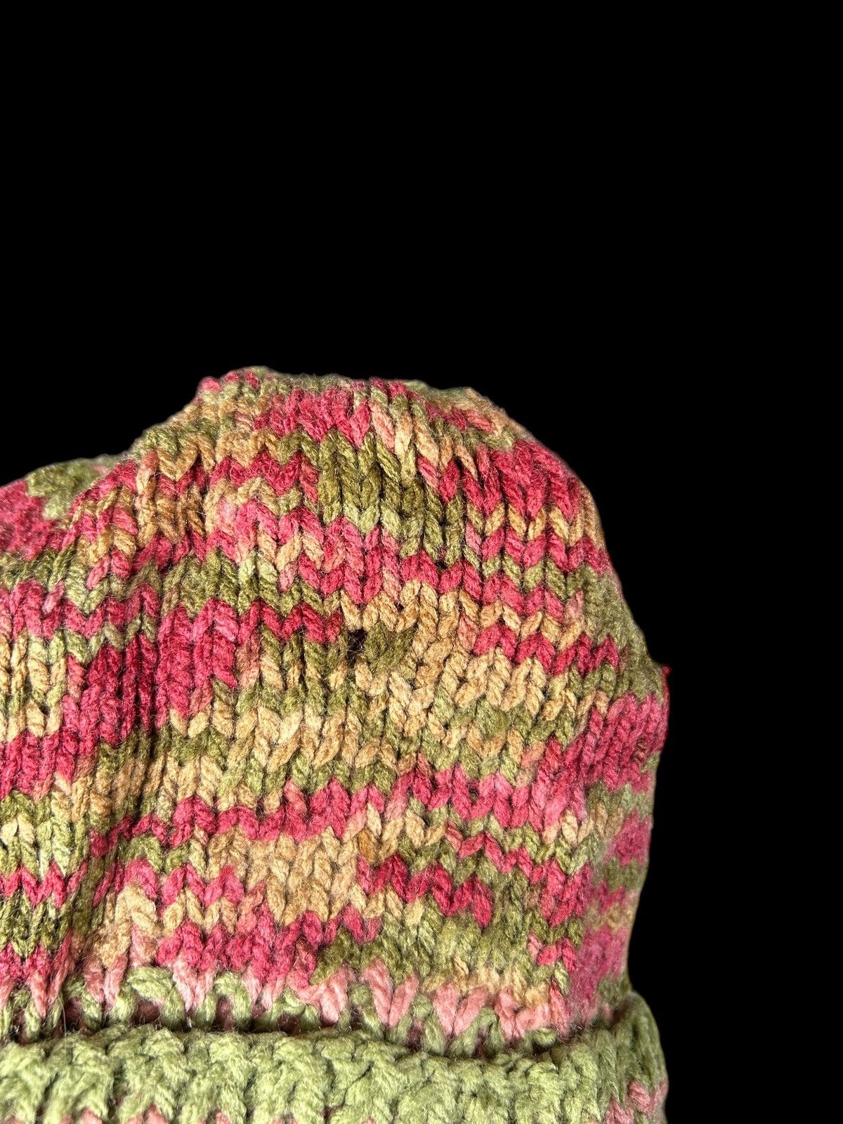 Japanese Brand × Kapital × Vintage Crochet Knitted Handmade Beanie Hats ☠️☠️ Size ONE SIZE - 3 Thumbnail