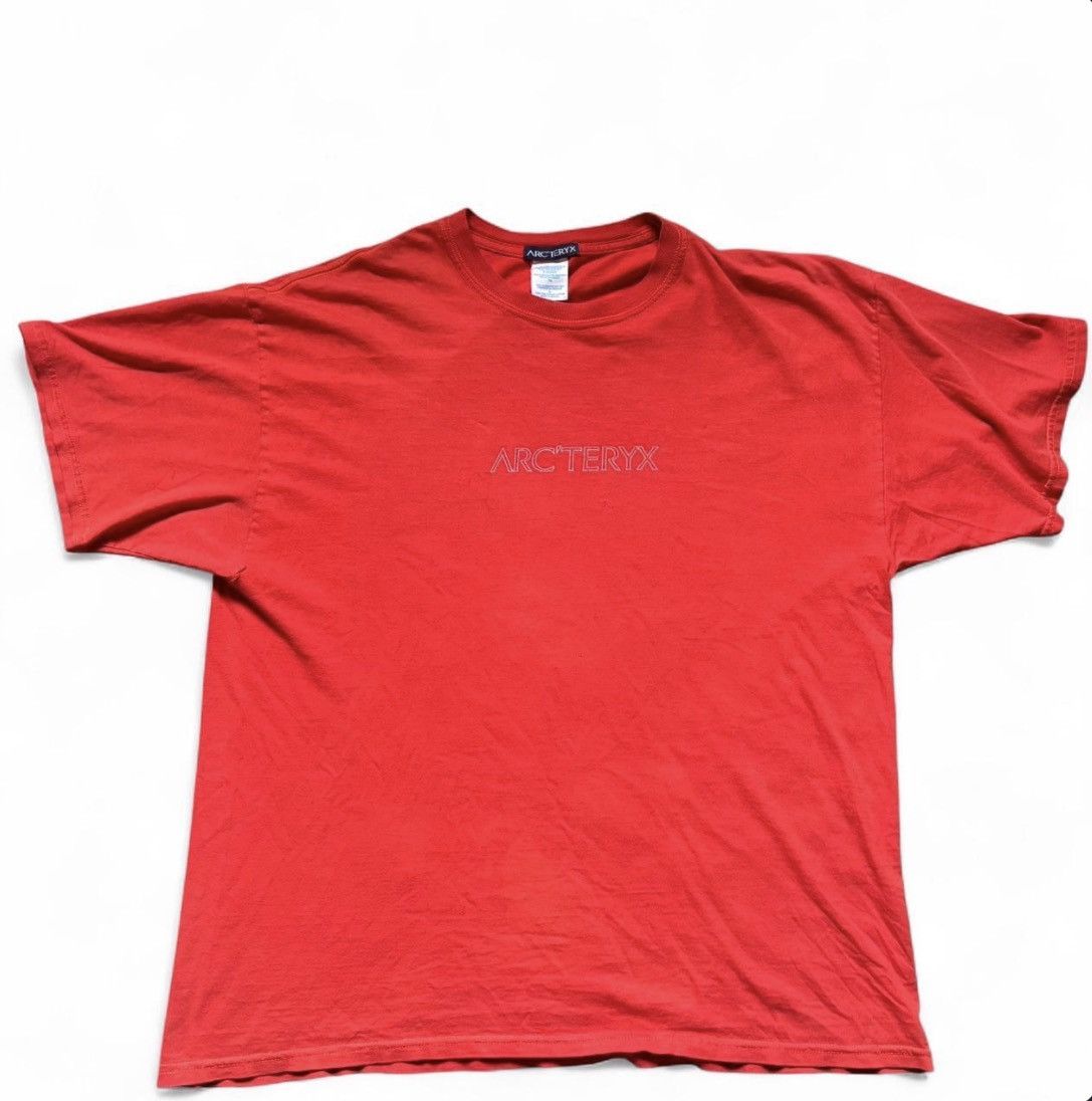 Arc'teryx Vintage Arc'teryx red dyed t shirt Size US XL / EU 56 / 4 - 2 Thumbnail
