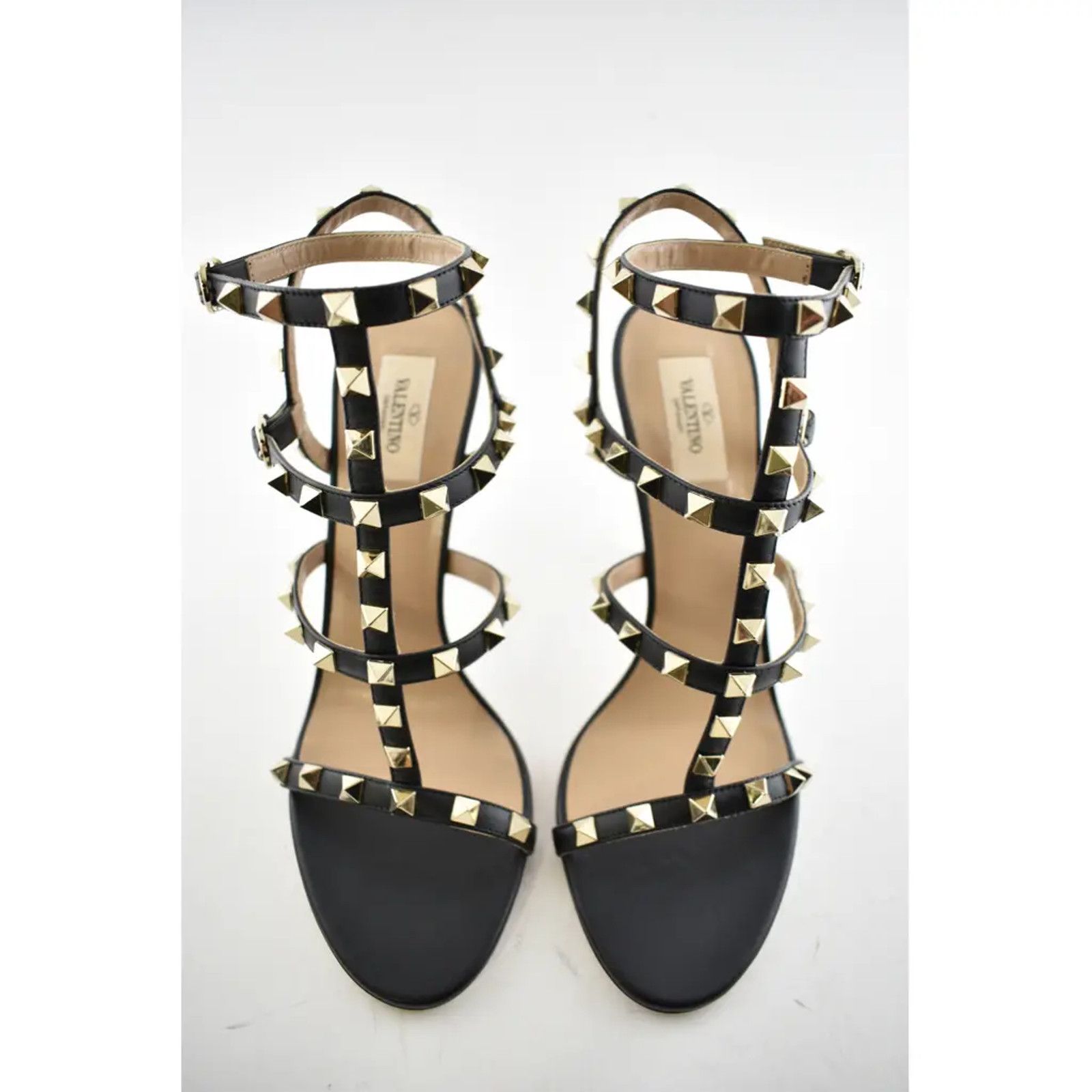 Valentino Rockstud 105 Stud Caged Ankle Strap Sandal Heel Pump 40 Size US 10 / IT 40 - 7 Thumbnail