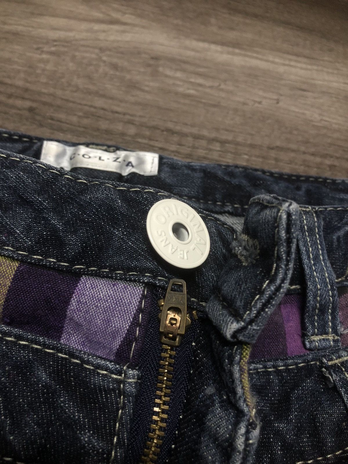 Designer × Japanese Brand C.O.L.Z.A FUNKY GIRLS RAKISH STYLE JOY US DOUBLE WAIST JAPAN Size US 32 / EU 48 - 14 Thumbnail