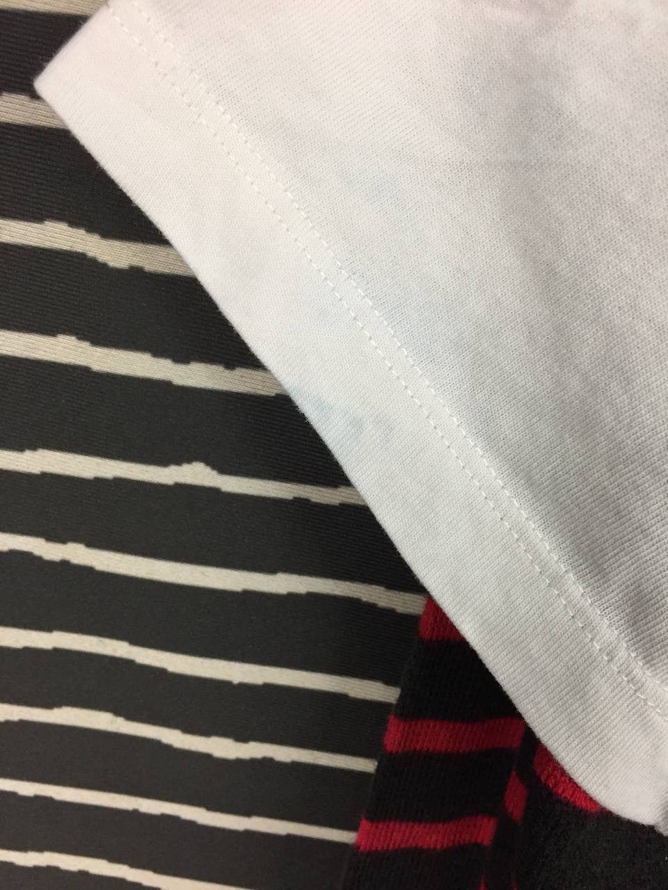 Diesel Diesel Embroidered Logo Layered Grunge Striped Sleeve Tee Size US M / EU 48-50 / 2 - 10 Thumbnail