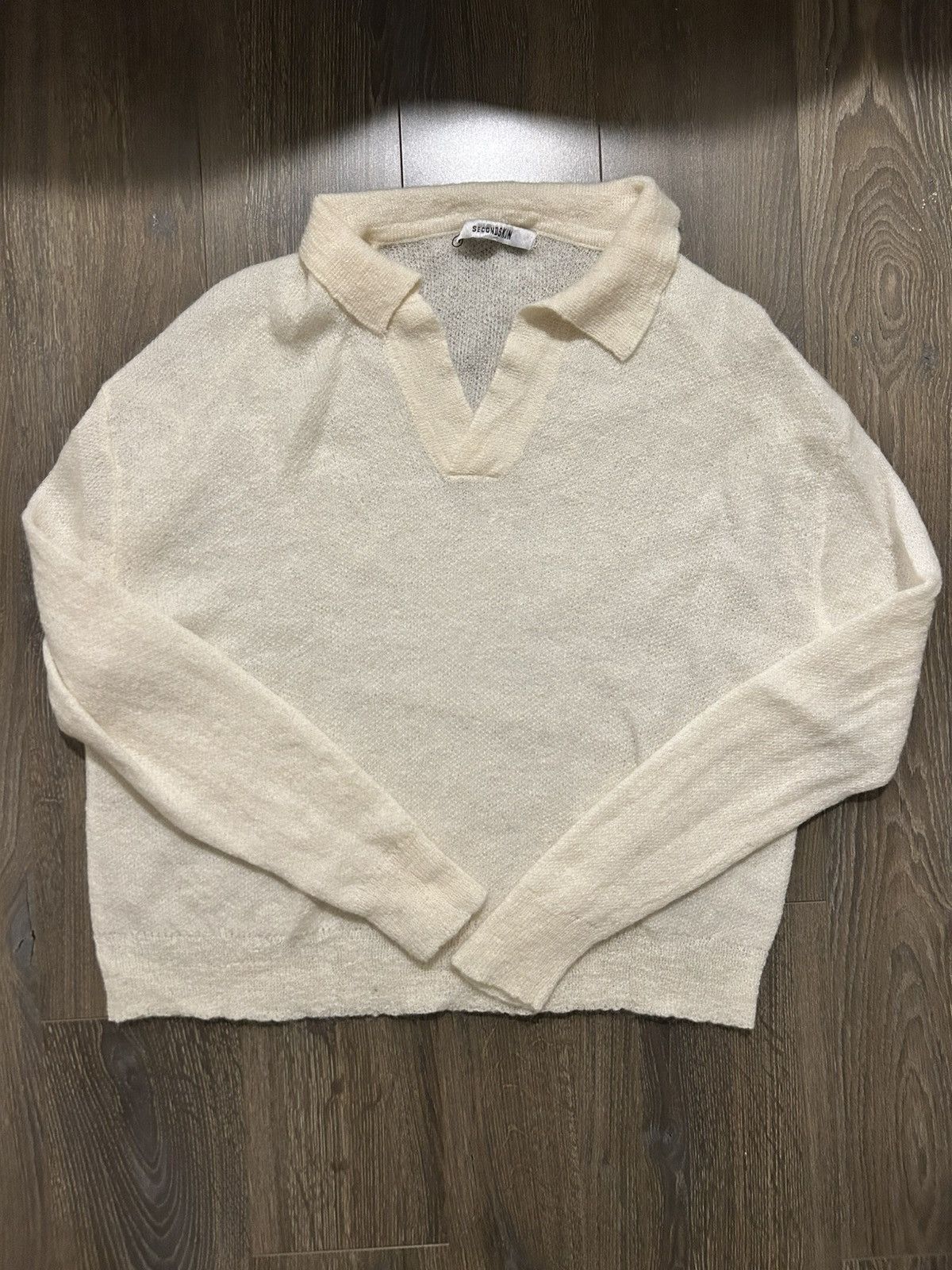 Other SecondSkin Ivory Comfort Polo (Cropped/Boxy, L) Size US L / EU 52-54 / 3 - 2 Thumbnail