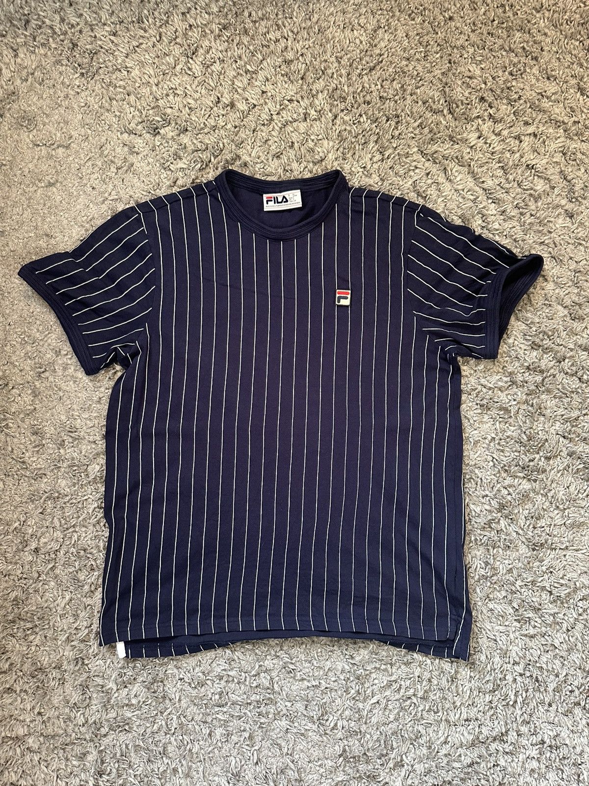 Fila Fila Stripped tee Size US L / EU 52-54 / 3 - 1 Thumbnail