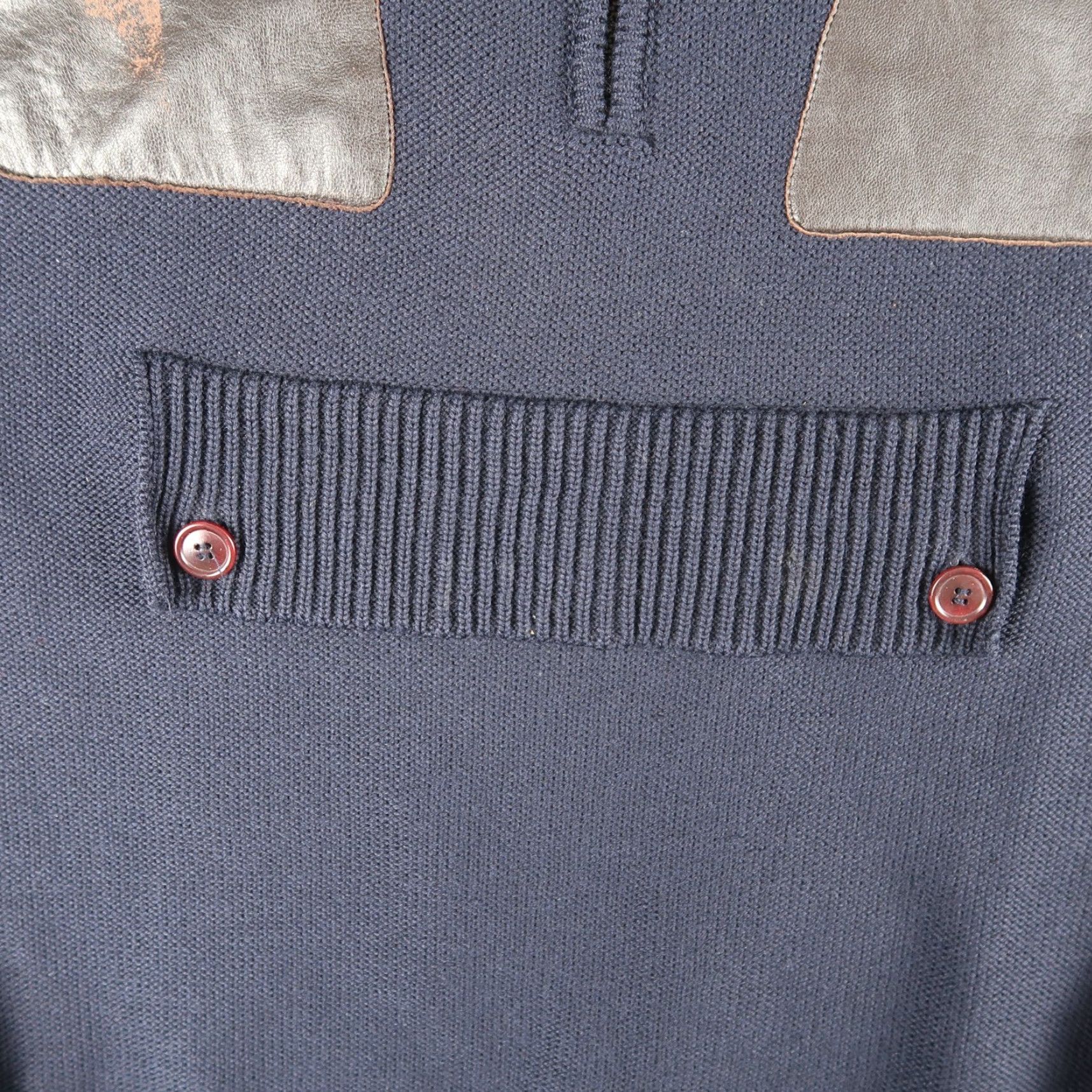 Barbour BARBOUR TOKITO Wool 1/4 Zip Sweater - Blue - XL - Men Size US XL / EU 56 / 4 - 5 Thumbnail