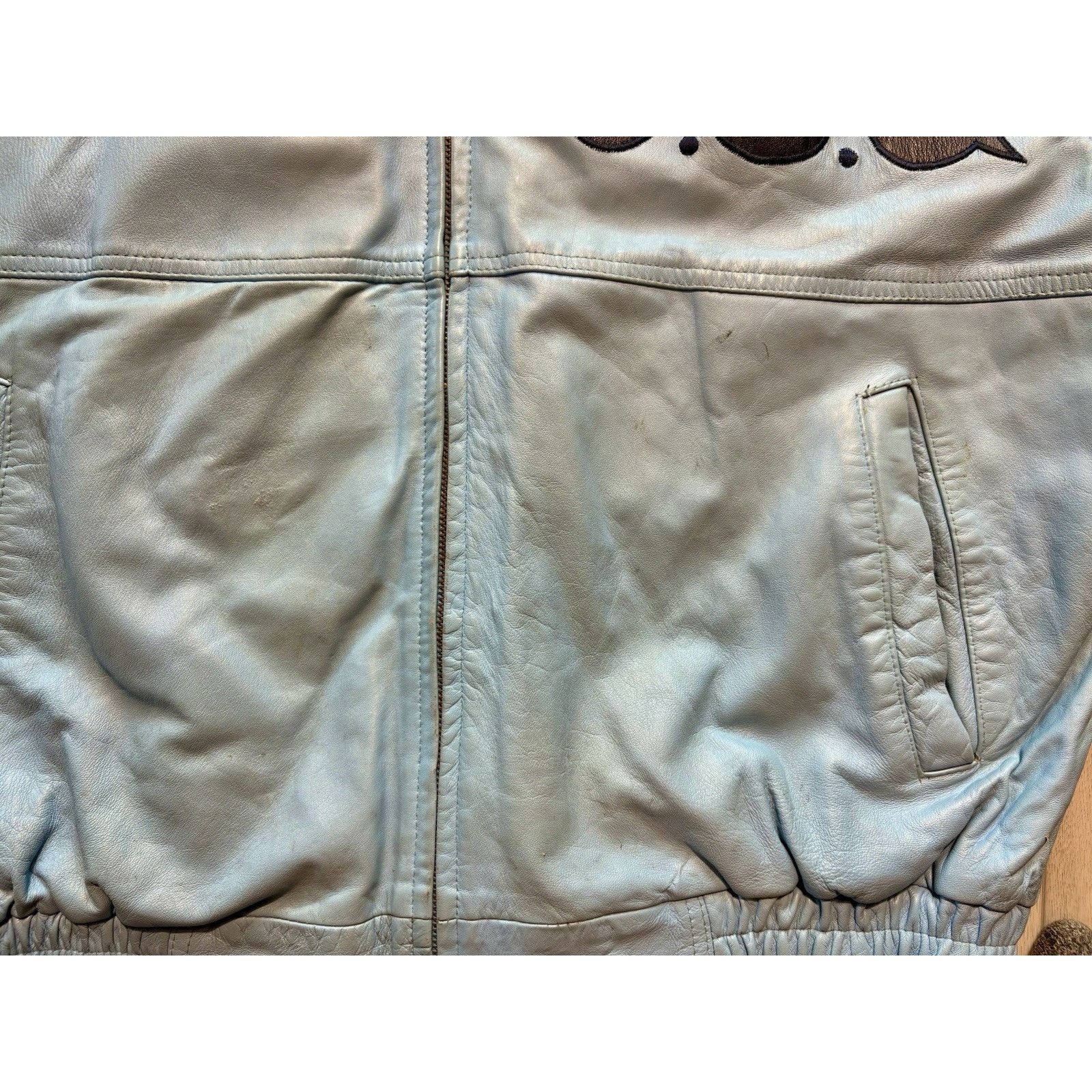 Leather VTG 90s Old School University Streetwear XL Leather Jacket Size US XL / EU 56 / 4 - 11 Thumbnail