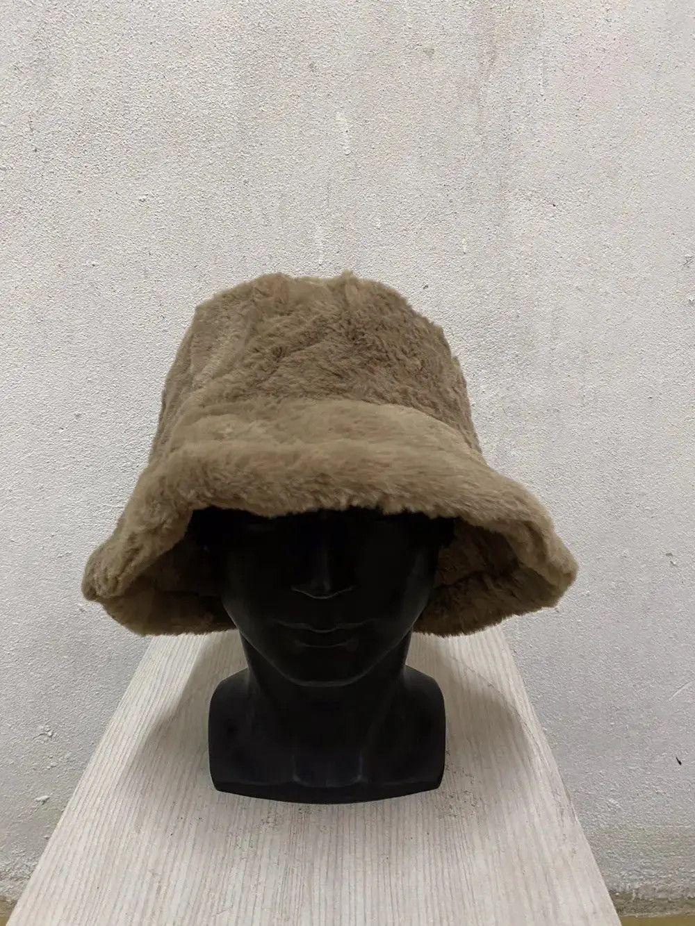 Japanese Brand Fur Fleece Japanese Brand Bucket Hat Size ONE SIZE - 3 Thumbnail