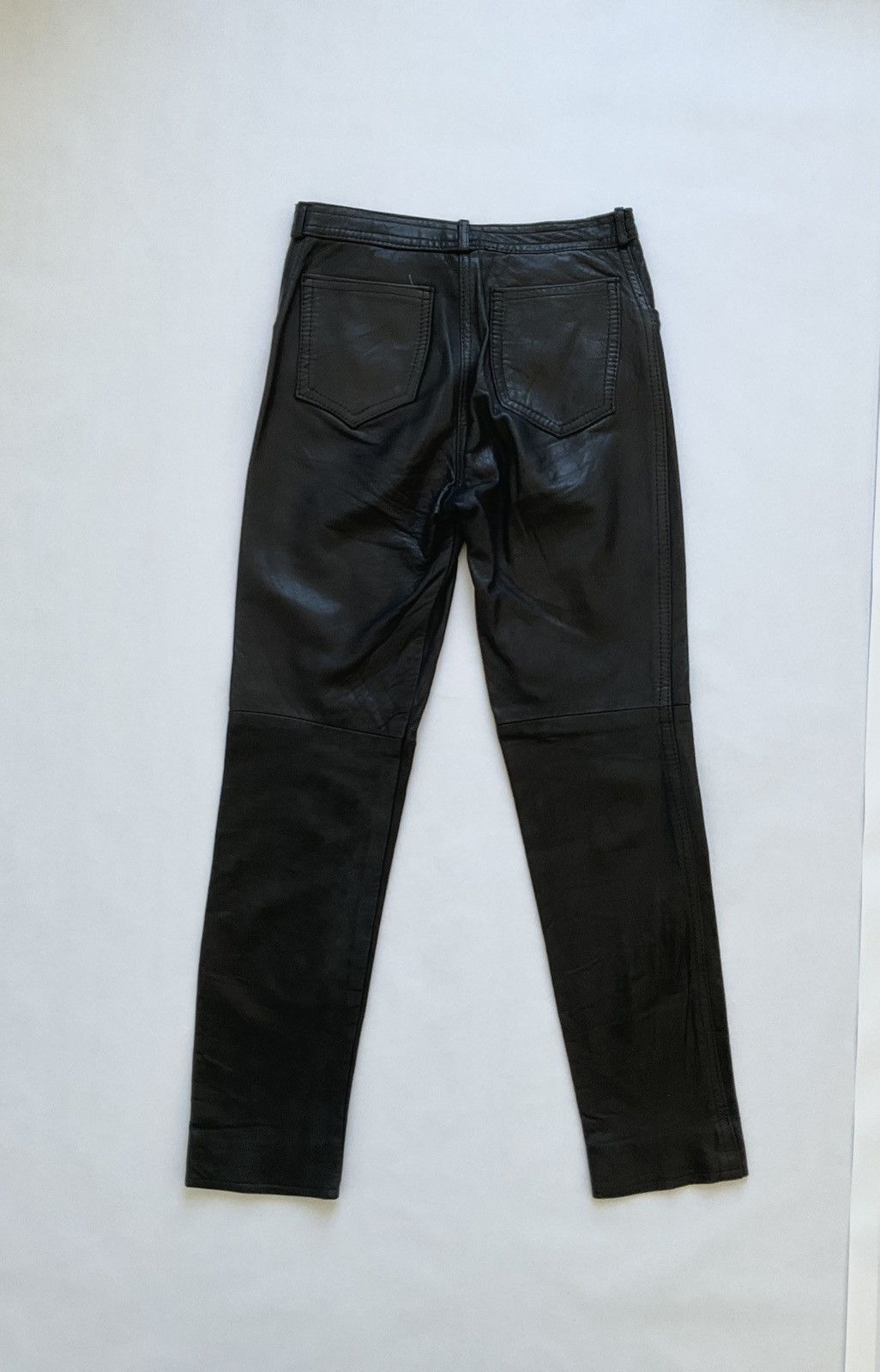 Vintage Vintage black leather pants Size 27" / US 4 / IT 40 - 6 Thumbnail