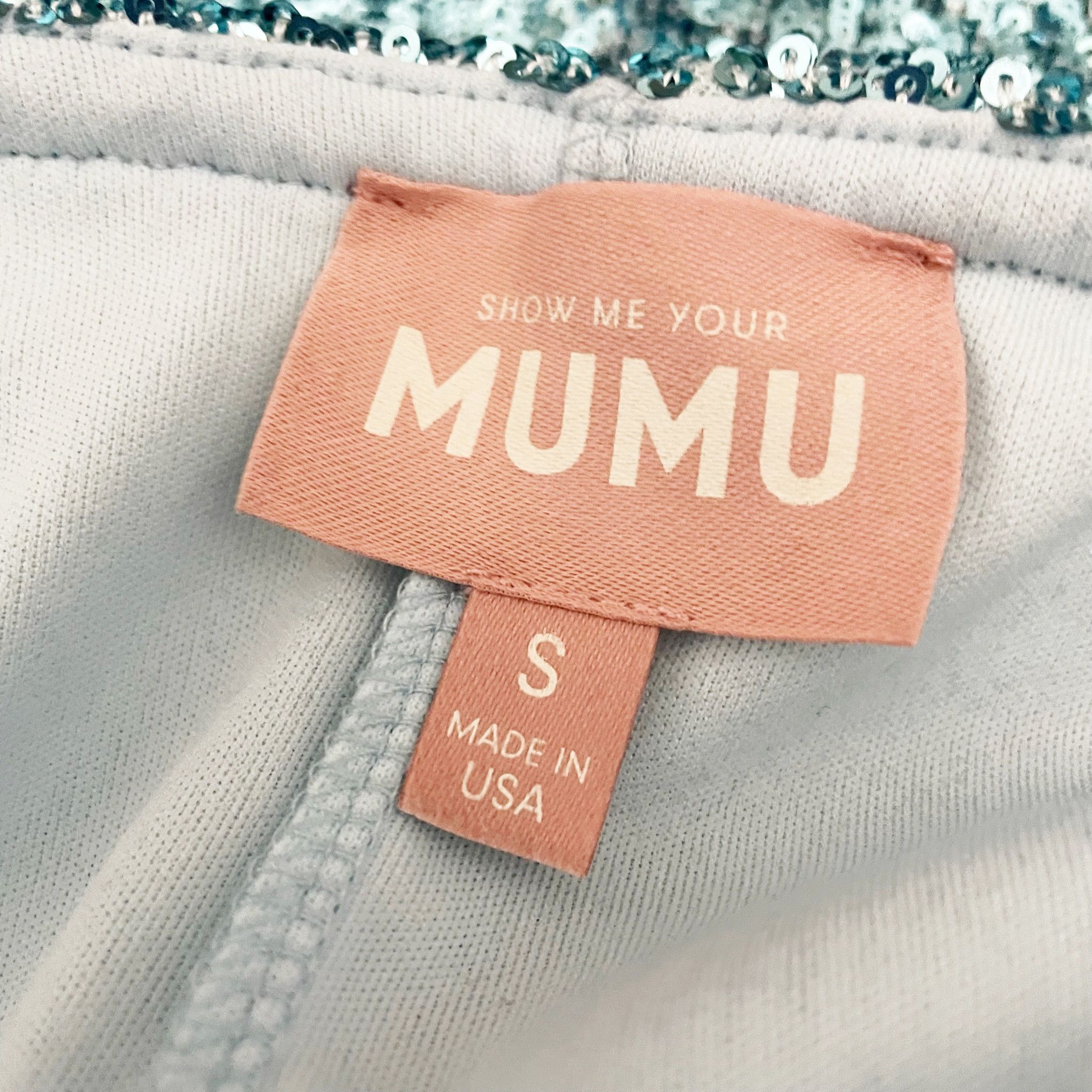 Show Me Your MuMu Show Me Your Mumu Why Knot Frosty Blue Size 27" / US 4 / IT 40 - 2 Thumbnail