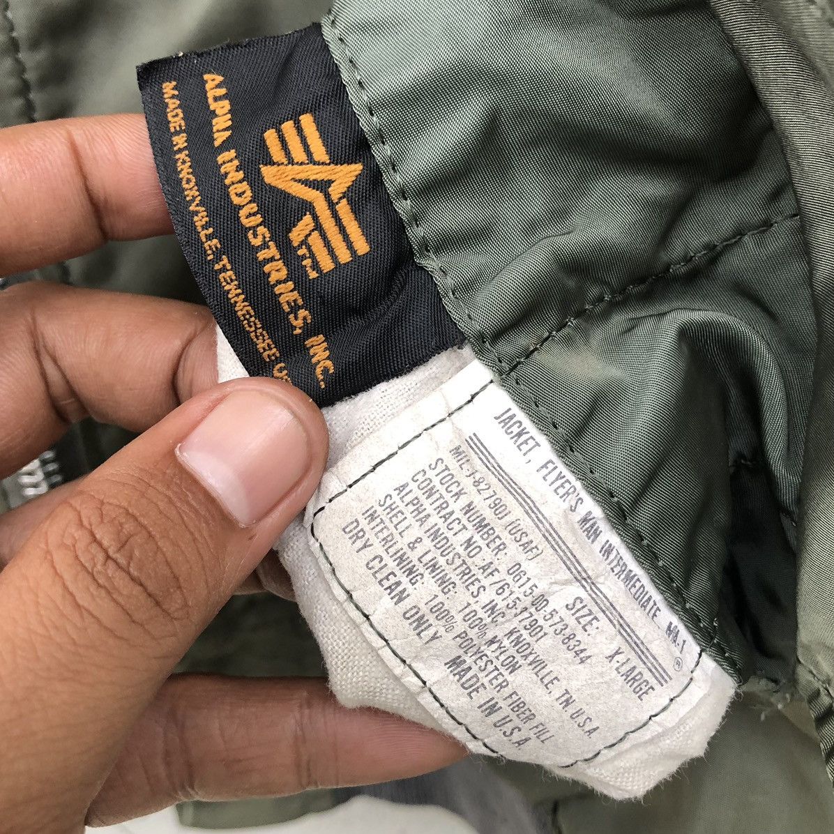 Alpha Industries VTG Alpha Industries Flyer’s Man Intermediate Bomber Jacket Size US XL / EU 56 / 4 - 17 Thumbnail