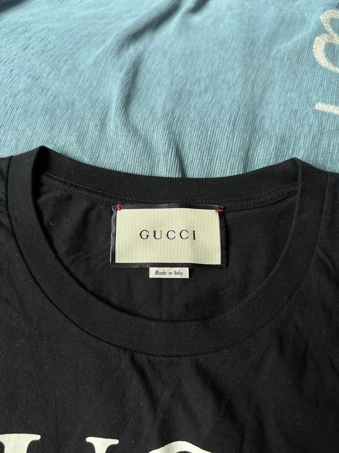 Gucci Gucci Black double-ring short sleeves 2501-Nextarrow Size US S / EU 44-46 / 1 - 2 Thumbnail