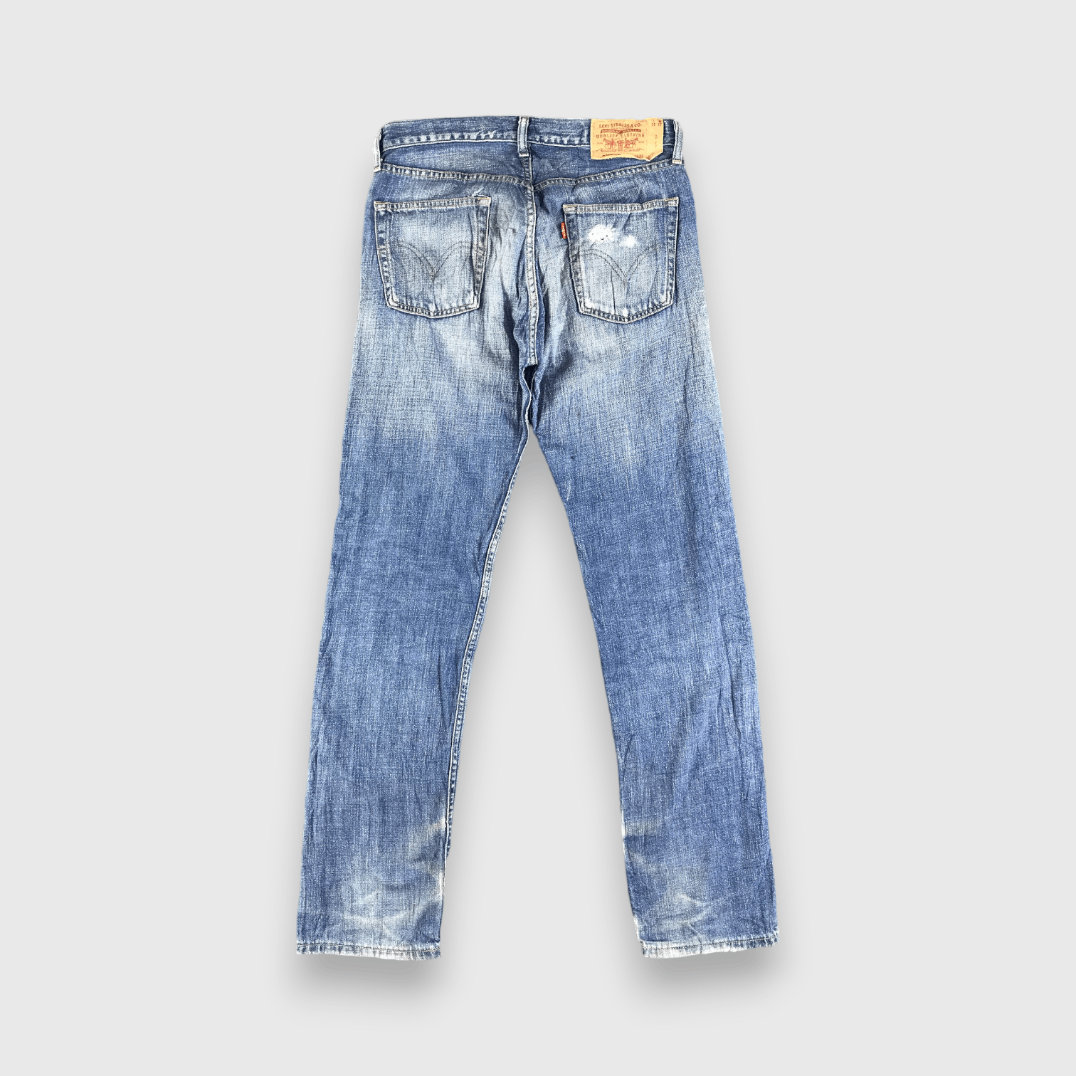 Levi's 90s Vintage Blue Wash Levis 505 Jeans-J2897 Size US 33 - 2 Thumbnail