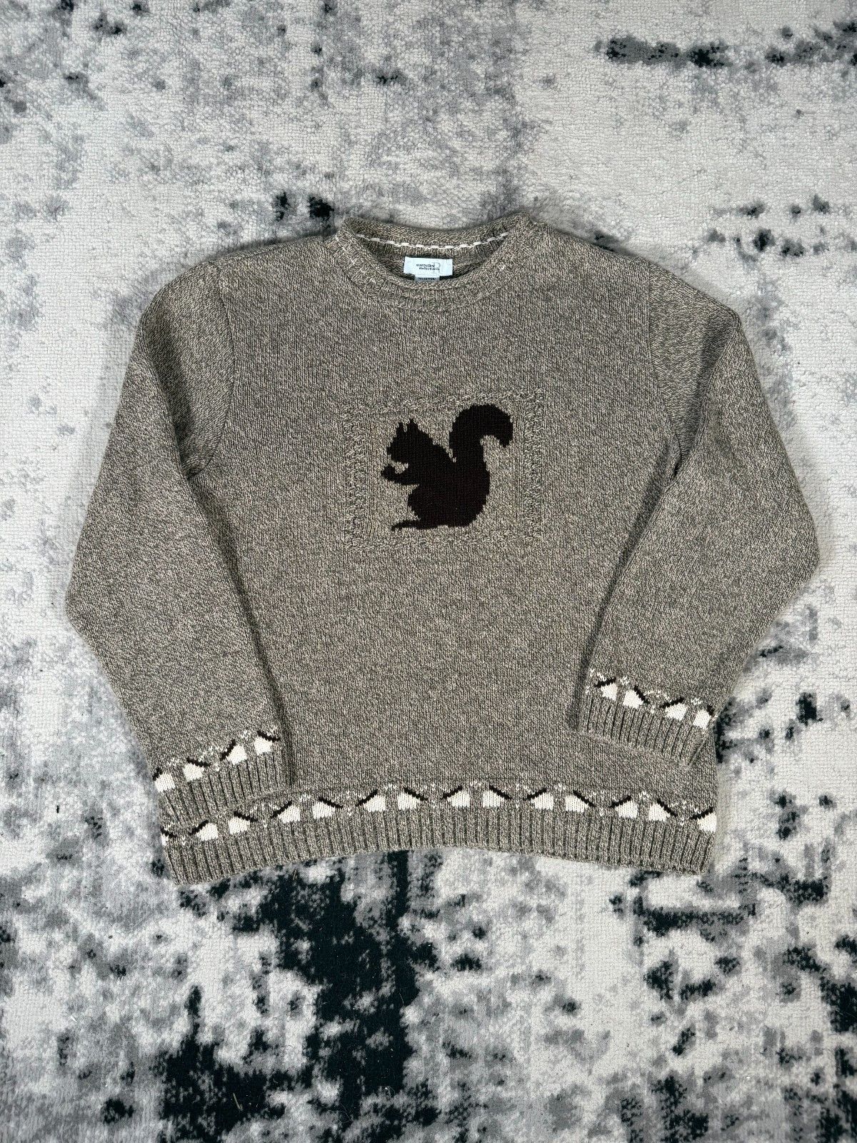 Northern Reflections Vintage Northern Reflections Squirrel Knitted Sweater Size L / US 10 / IT 46 - 3 Thumbnail