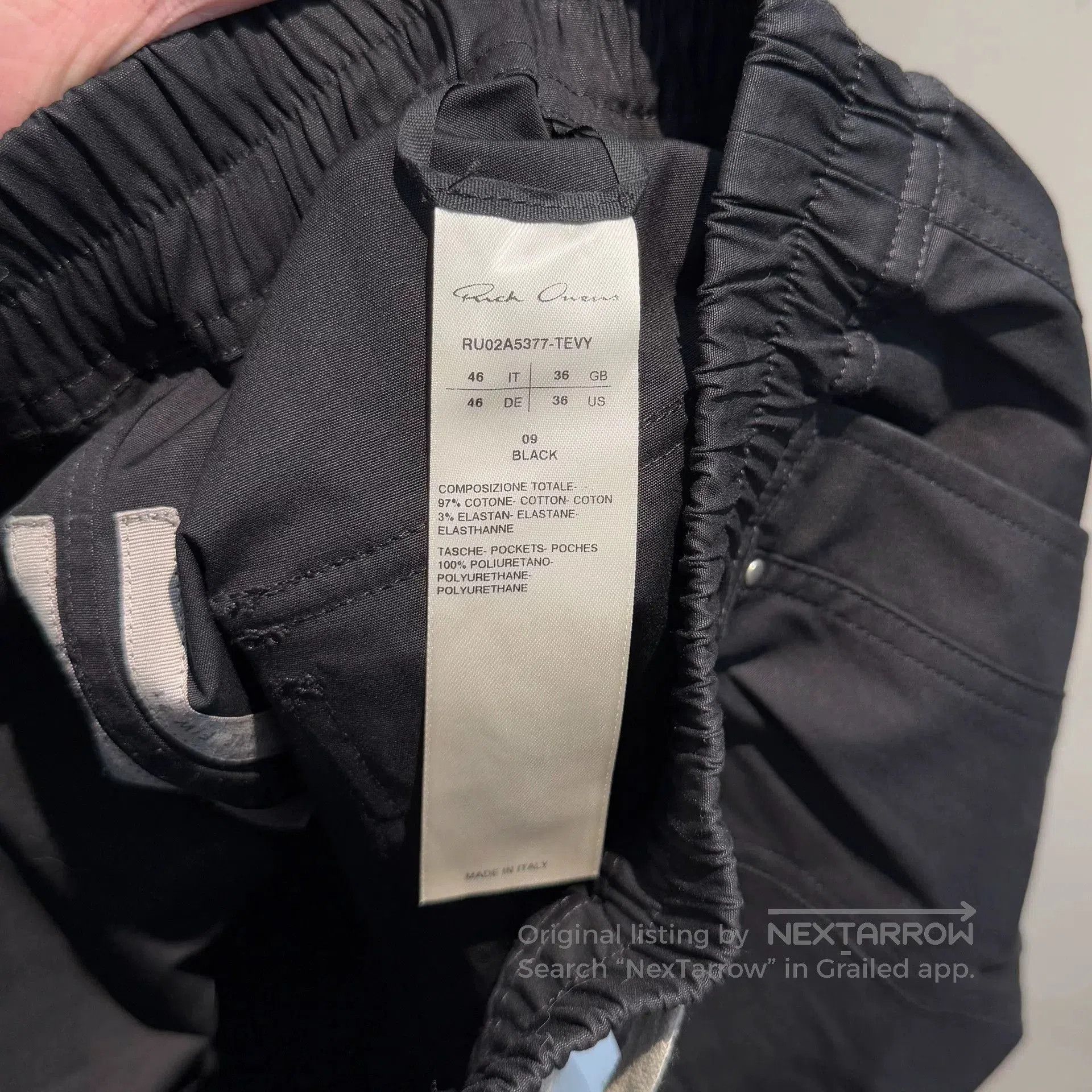 Rick Owens Rick Owens Black Five. Size US 30 / EU 46 - 7 Thumbnail