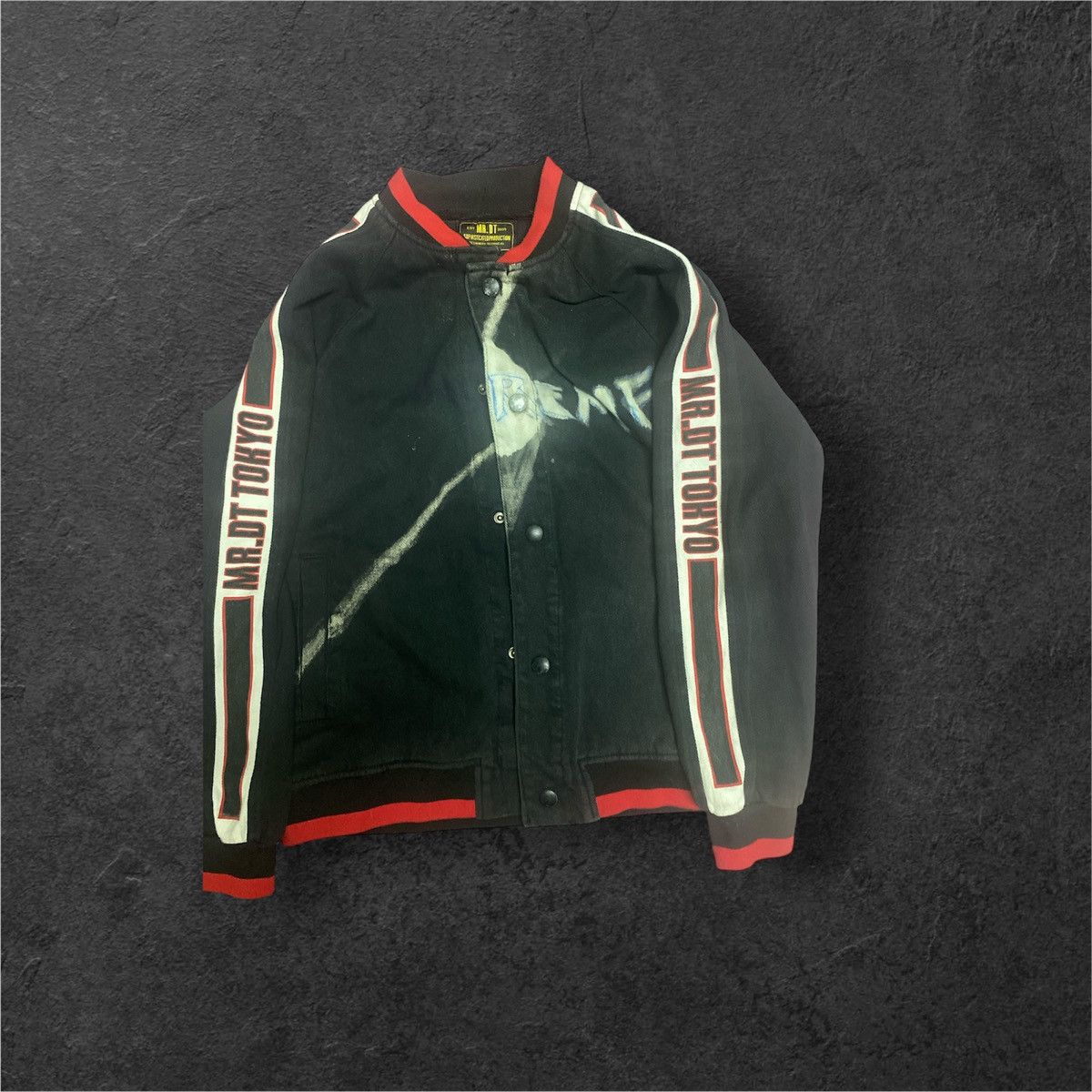 D.TT.K Black Bomber Jacket - Mr. DT Tokyo / BEMF Size US L / EU 52-54 / 3 - 1 Thumbnail