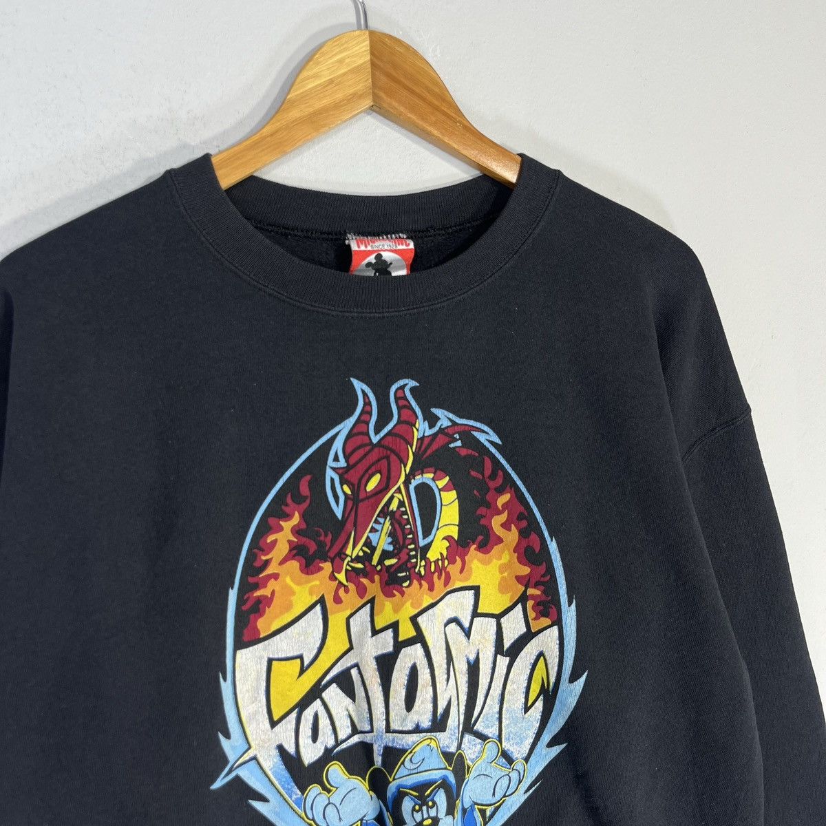 Disney × Vintage VINTAGE RARE 90s DISNEY FANTASMIC MICKEY FANTASIA BIG LOGO Size US XL / EU 56 / 4 - 4 Thumbnail