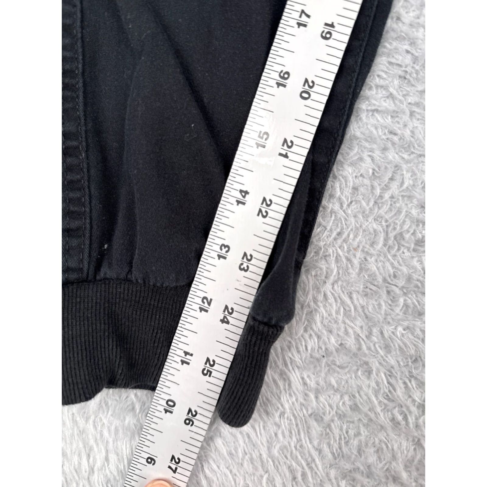 Vintage XVTU Streetwear Society Pants Women Black Cargo Jogger Cotton 28x26 Regular Tapered Straight Leg Inseam 26 in Adult Womens Pants Size 28" / US 6 / IT 42 - 6 Thumbnail