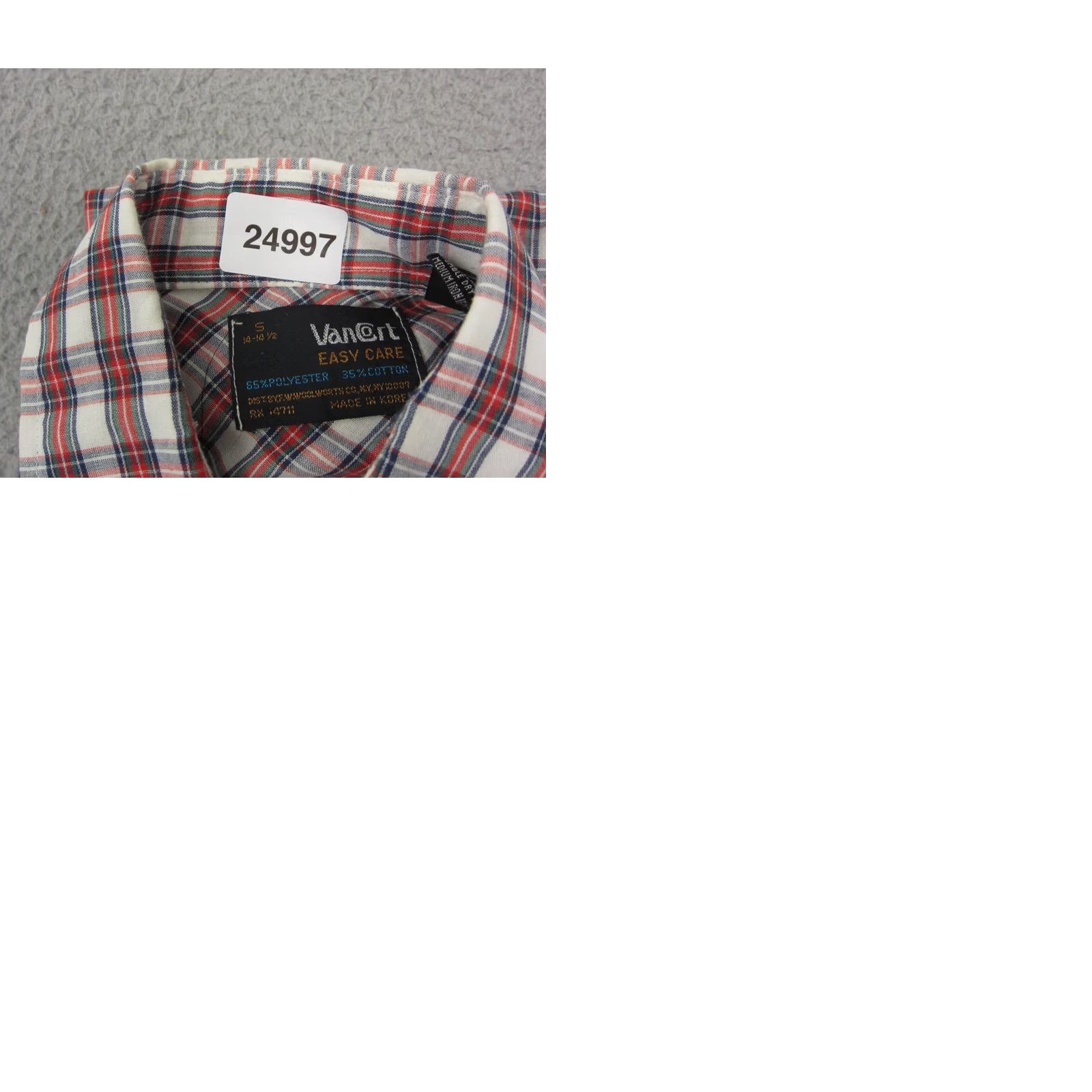 Vintage VINTAGE Woolworth Shirt Mens Small Red Blue White Western Snap Cowboy Rodeo 60s Size US S / EU 44-46 / 1 - 9 Thumbnail