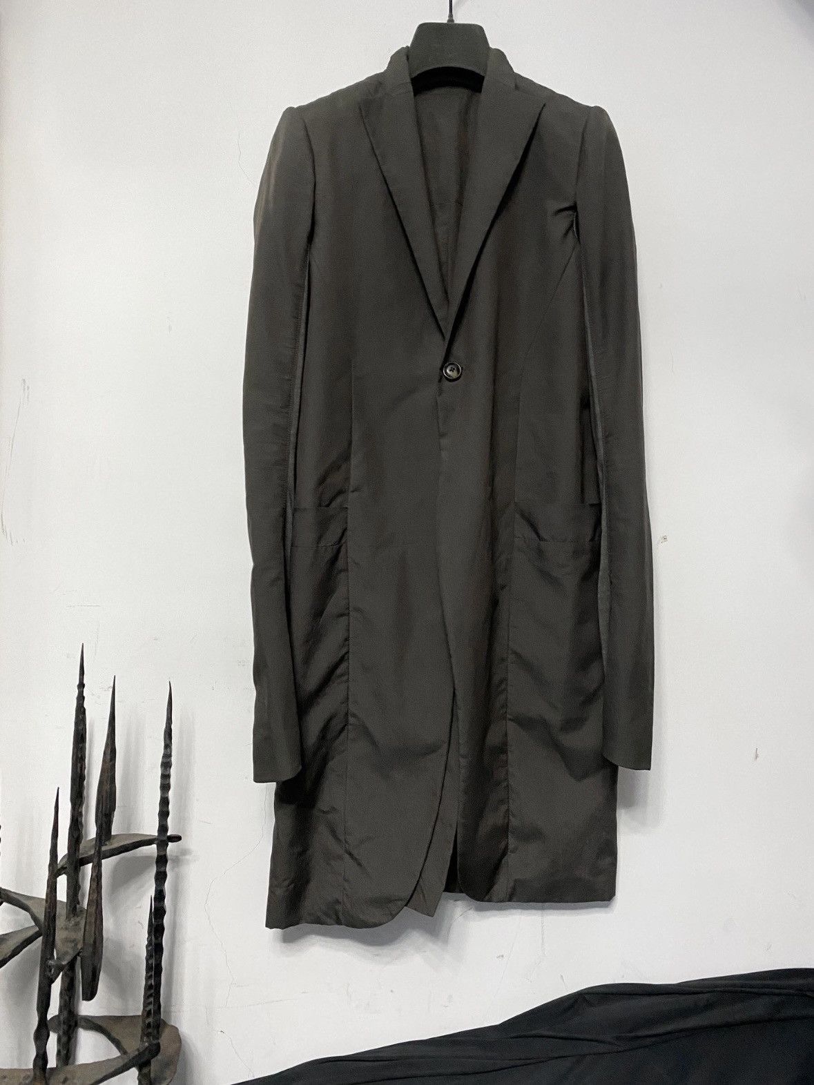 Rick Owens Rick Owens dark dust long coat Size US XXS / EU 40 - 1 Thumbnail