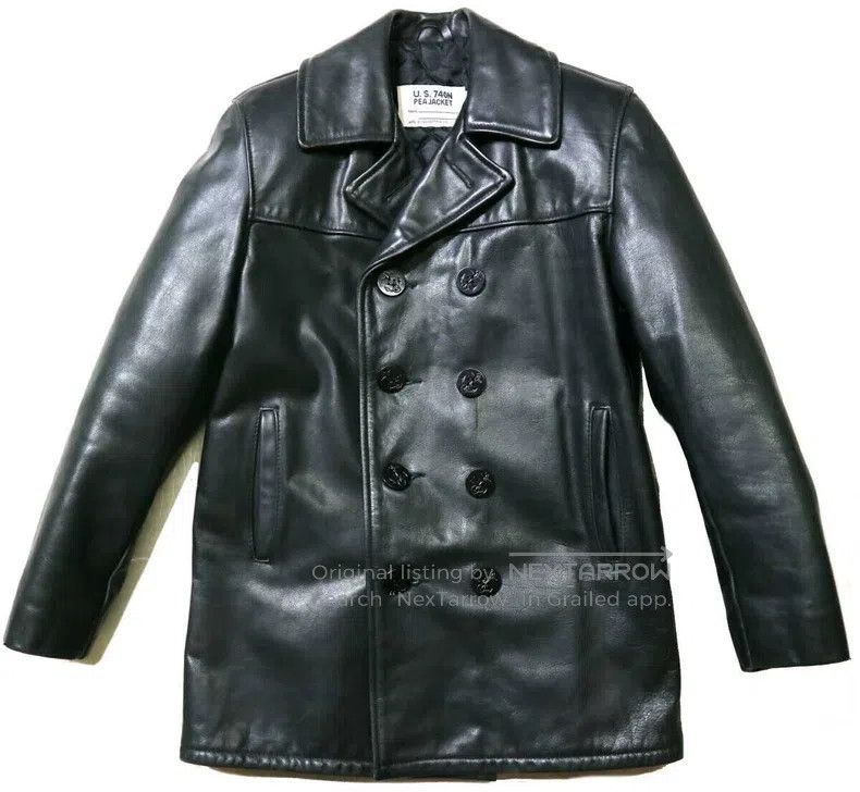 Schott Schott Double-breasted fur coat Size US S / EU 44-46 / 1 - 1 Thumbnail