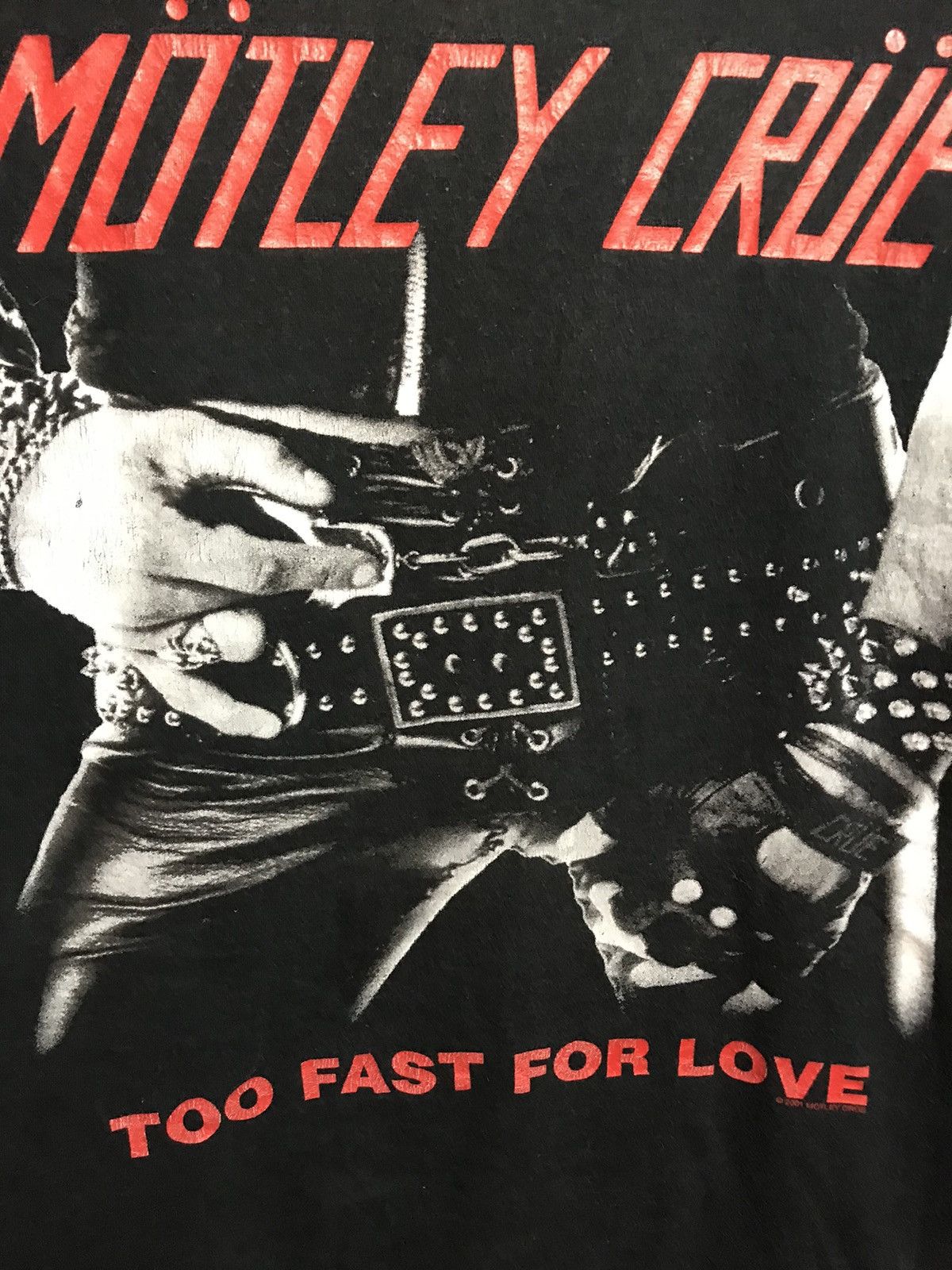 Band Tees Vintage Motley Crue Too fast for live band rock tee Size US M / EU 48-50 / 2 - 3 Thumbnail