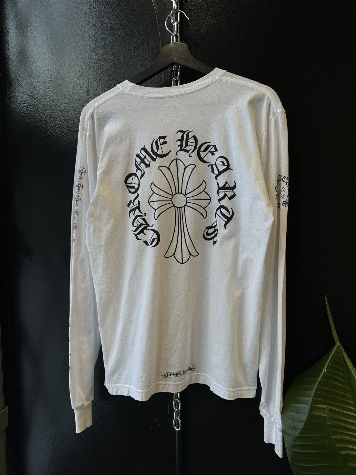 Chrome Hearts Chrome Hearts Cross Emblem Logo Long Sleeve Tee Size US M / EU 48-50 / 2 - 1 Thumbnail