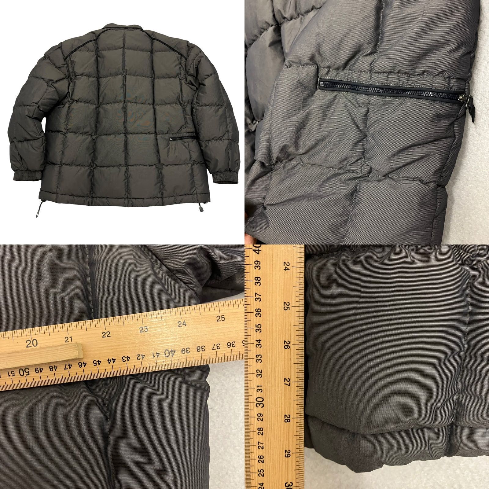 Nike Nike Puffer Jacket Mens Large Grey Quilted Coat Swoosh Zip Up Insulated Size US L / EU 52-54 / 3 - 8 Thumbnail