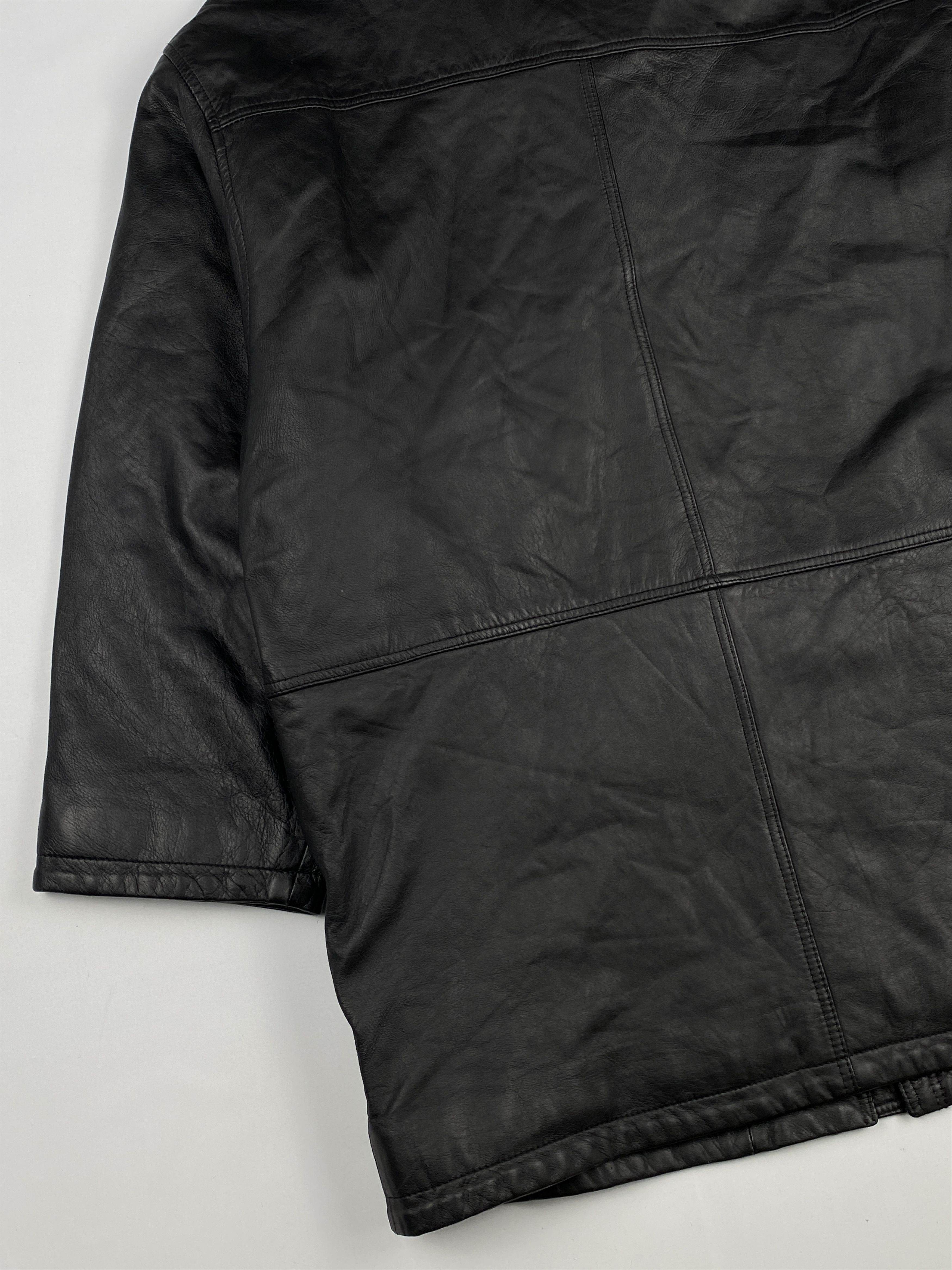 Burberry Vintage Duffle Coat Nova Check Leather Jacket Size M / US 6-8 / IT 42-44 - 14 Thumbnail