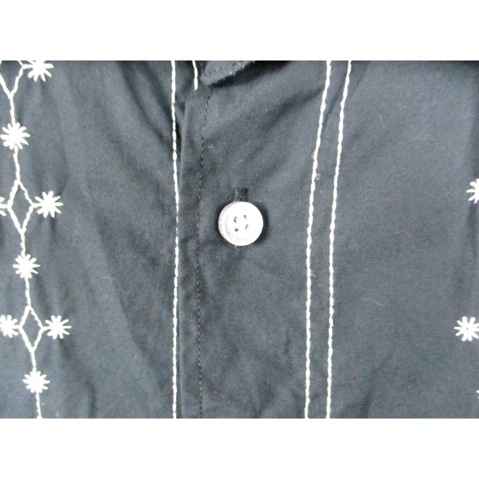 Vintage Vluxe Button Shirt Mens 2XL Black Long Sleeve Western Cowboy Collar Shirt Size US XXL / EU 58 / 5 - 3 Thumbnail
