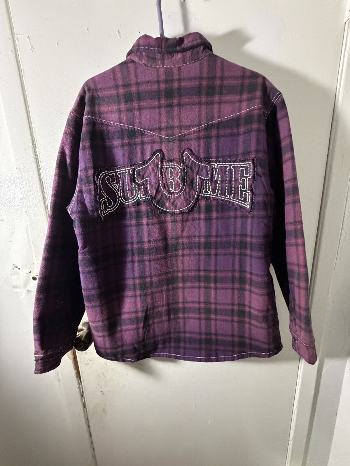 Supreme × True Religion Supreme®/True Religion® Quilted Lined Plaid Flannel Shirt Size US M / EU 48-50 / 2 - 2 Thumbnail