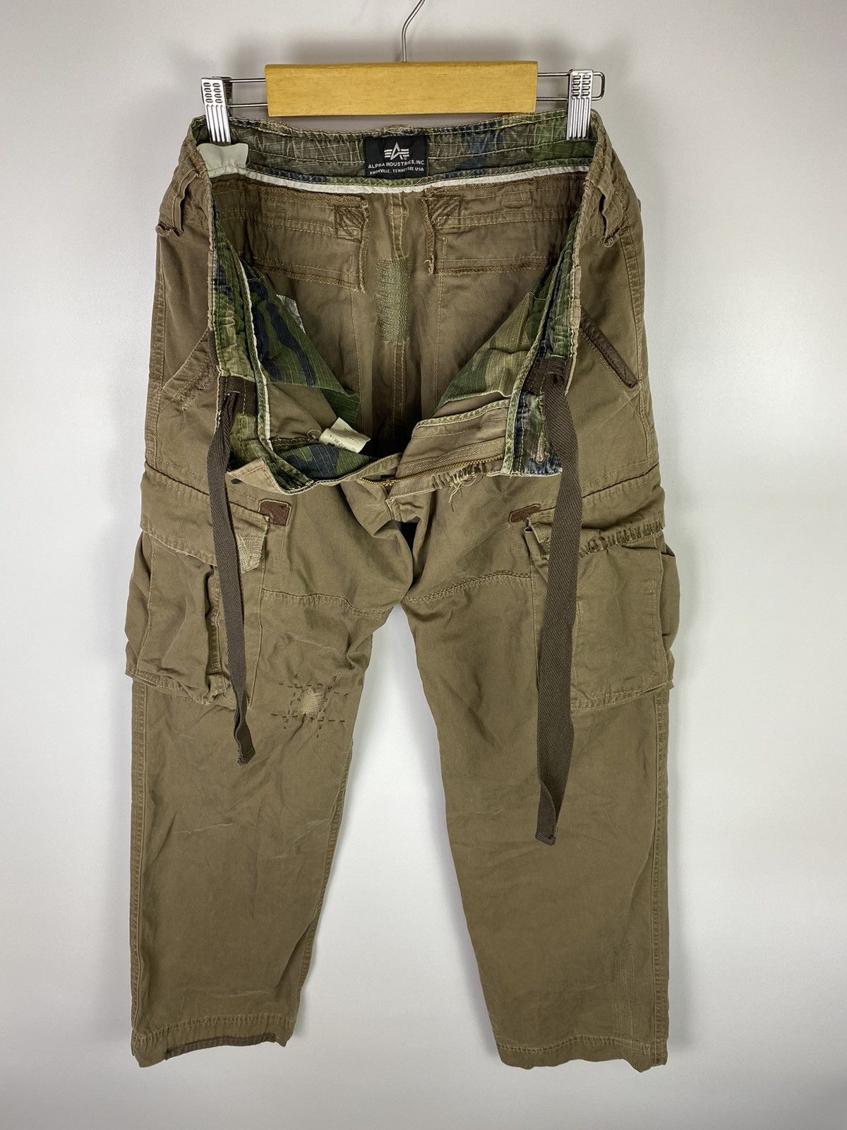 Alpha Industries Alpha industries cargo adjustable patchwork pant Size US 33 - 3 Thumbnail