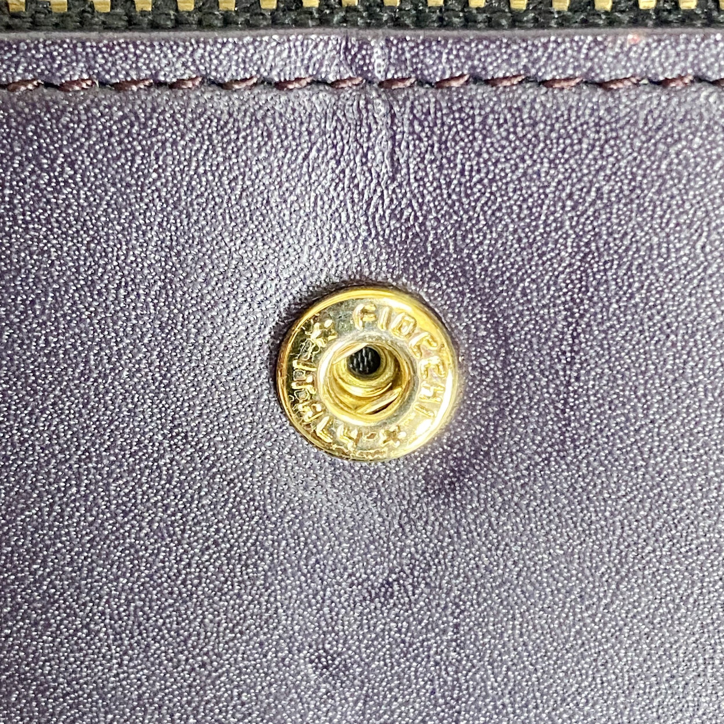 Versace Vintage Burgundy Croc Embossed Leather Wallet Size ONE SIZE - 10 Thumbnail