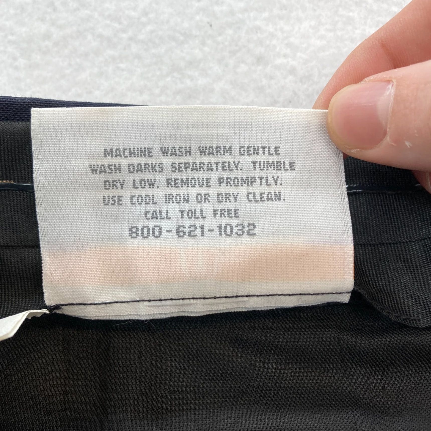 Vintage Vintage Fashionaire McDonalds Work Pants Mens 34 Reg Navy Blue Wool Blend 1989 Size US 34 / EU 50 - 5 Thumbnail