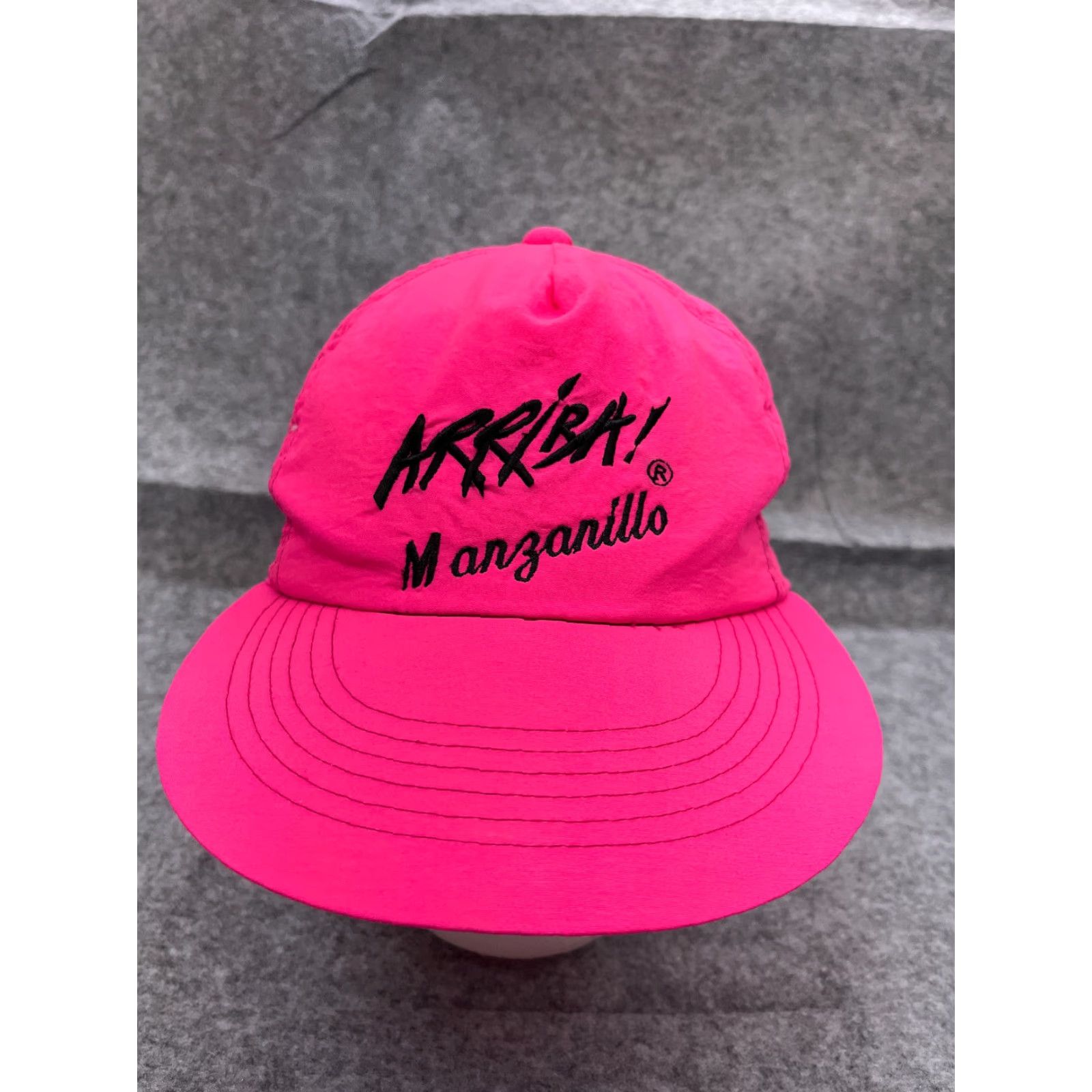 Pinko ARRIBA! Manzanillo Cruise Hat Cap Snap Back Adult One Size Neon Pink 100% Nylon Size ONE SIZE - 2 Thumbnail