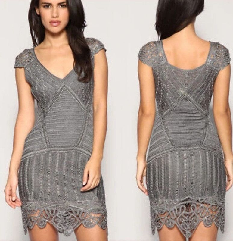 Karen Millen Karen Millen vintage crochet dress 10 Size M / US 6-8 / IT 42-44 - 4 Thumbnail